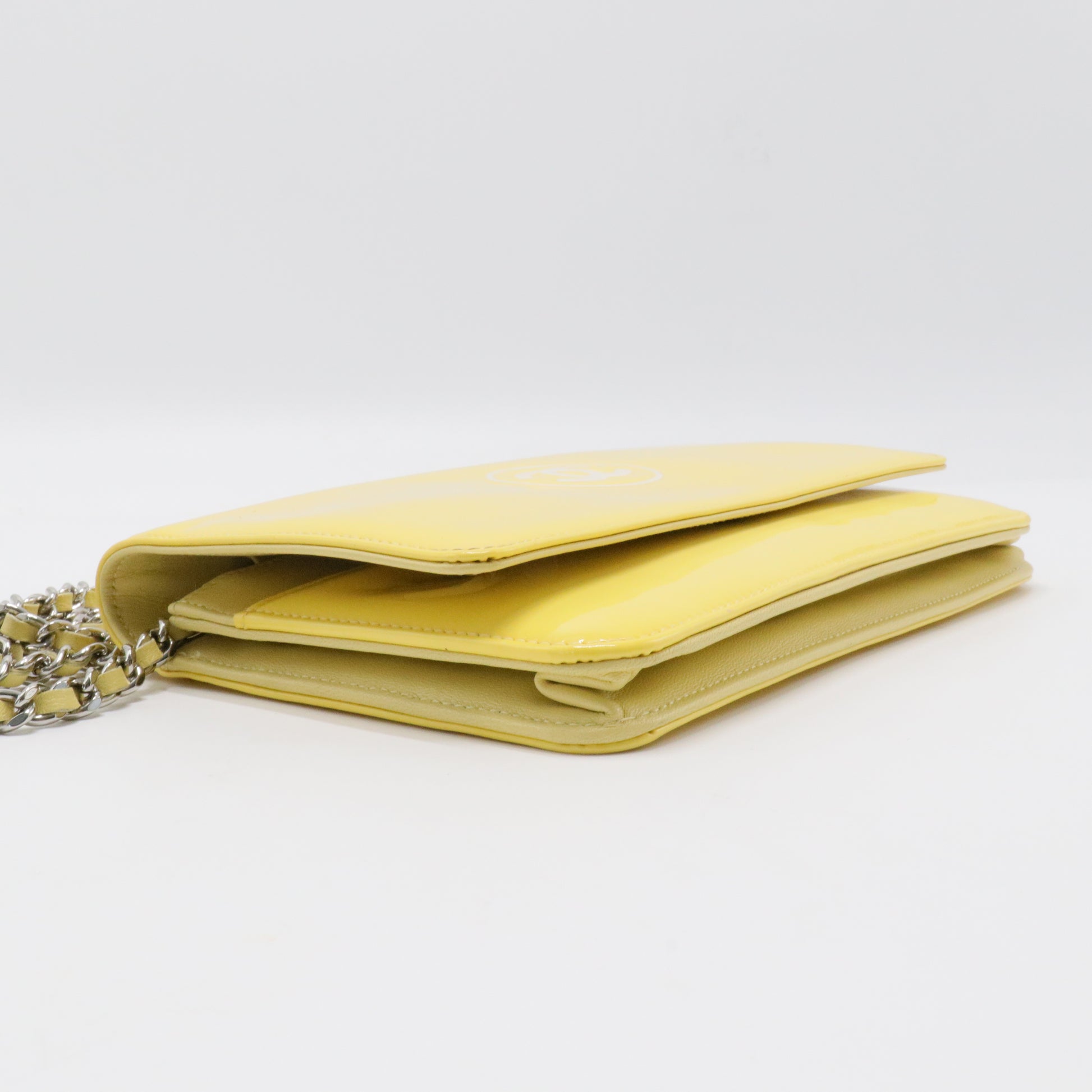 Patent CC Compact Wallet on Chain WOC Yellow
