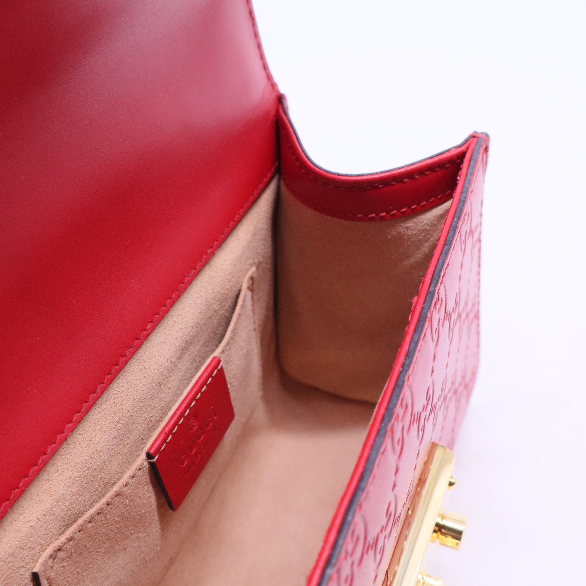 Padlock Shoulder Bag Guccissima Leather Small B20581