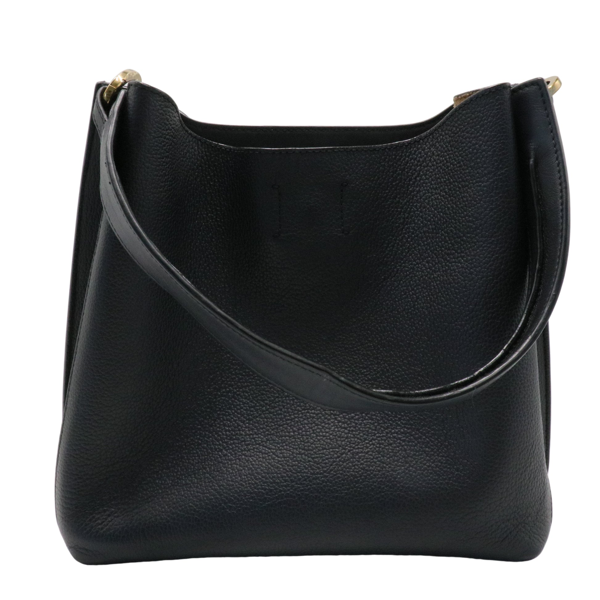 Pebble Leather Willow Bucket Bag twins