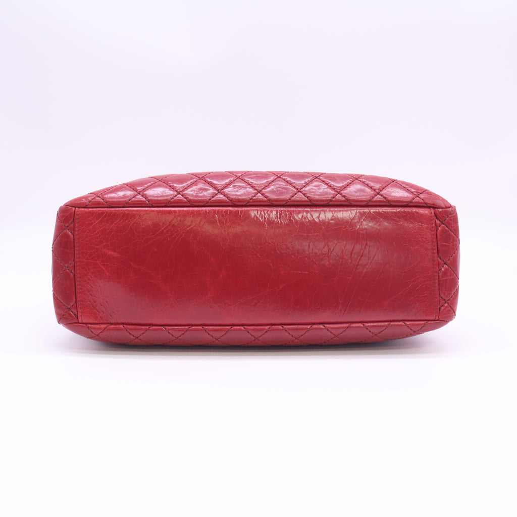 Chanel Quilted Boy Front Pocket Shopping Tote Bag B24310