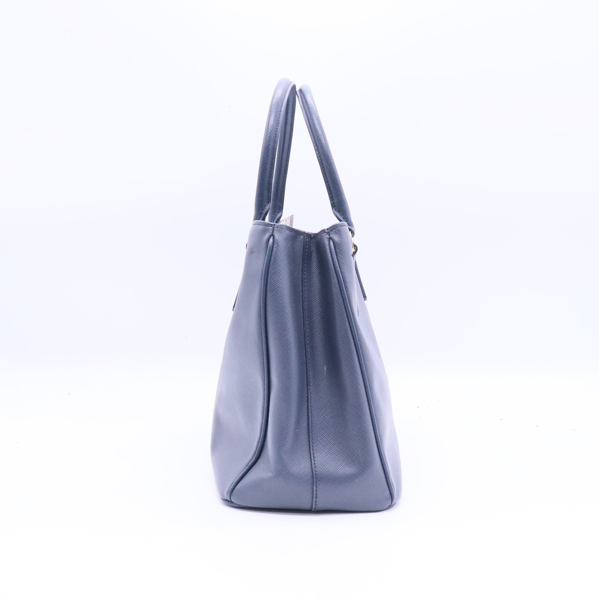 Handbag Leather in Blue Twins B21404