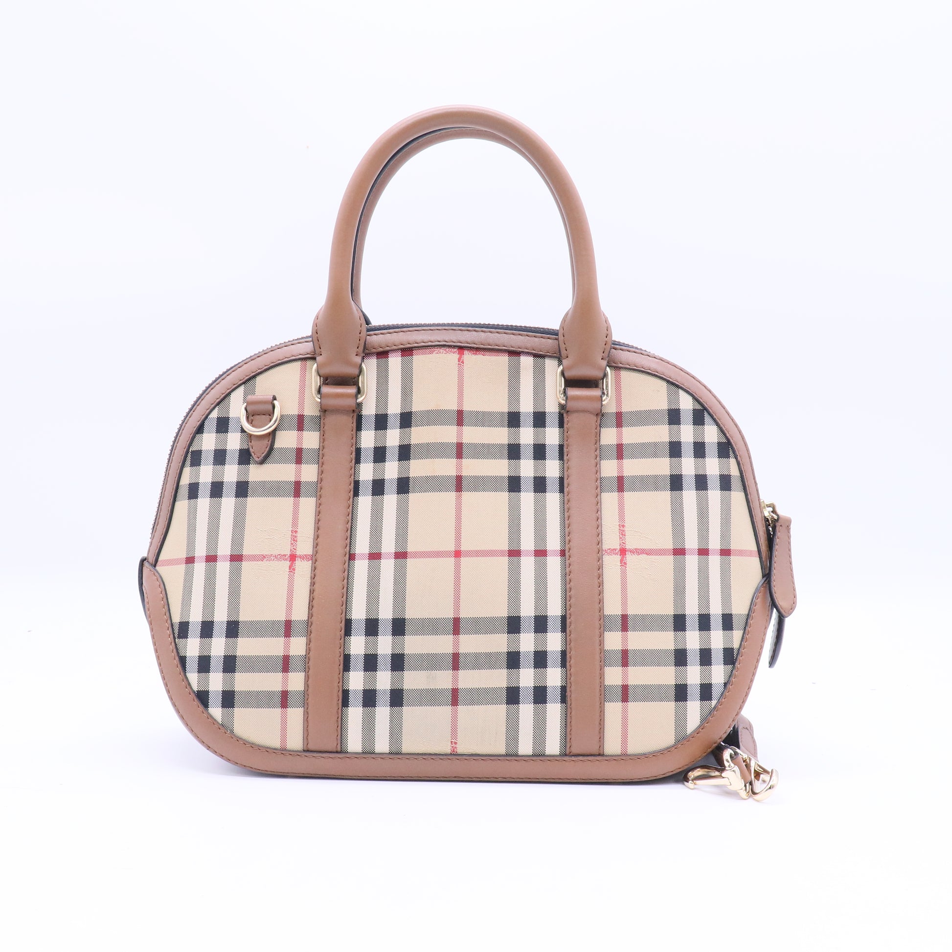 Orchard Bag Horseferry Check Canvas Small  B20827