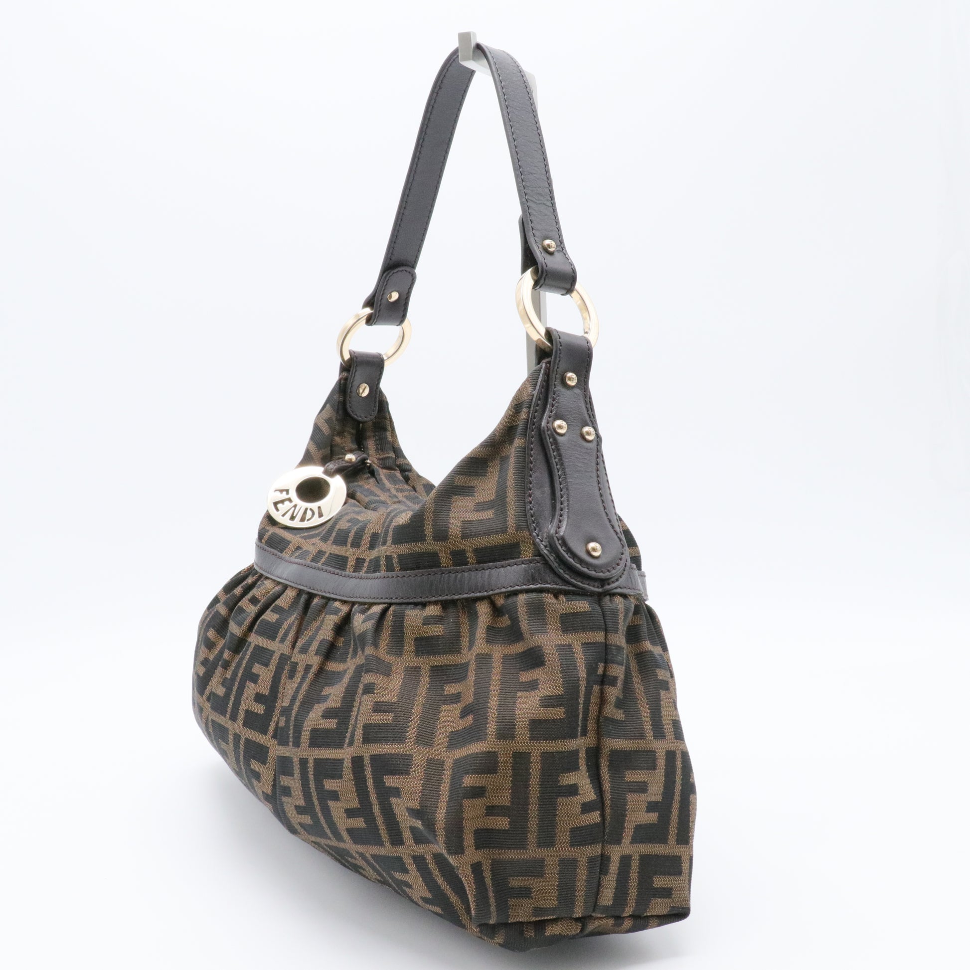 Zucca Cuoio Lucido Chef Hobo Shoulder Bag