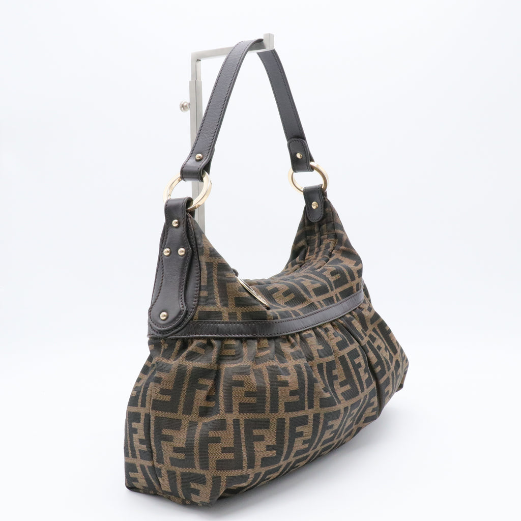 Zucca Cuoio Lucido Chef Hobo Shoulder Bag