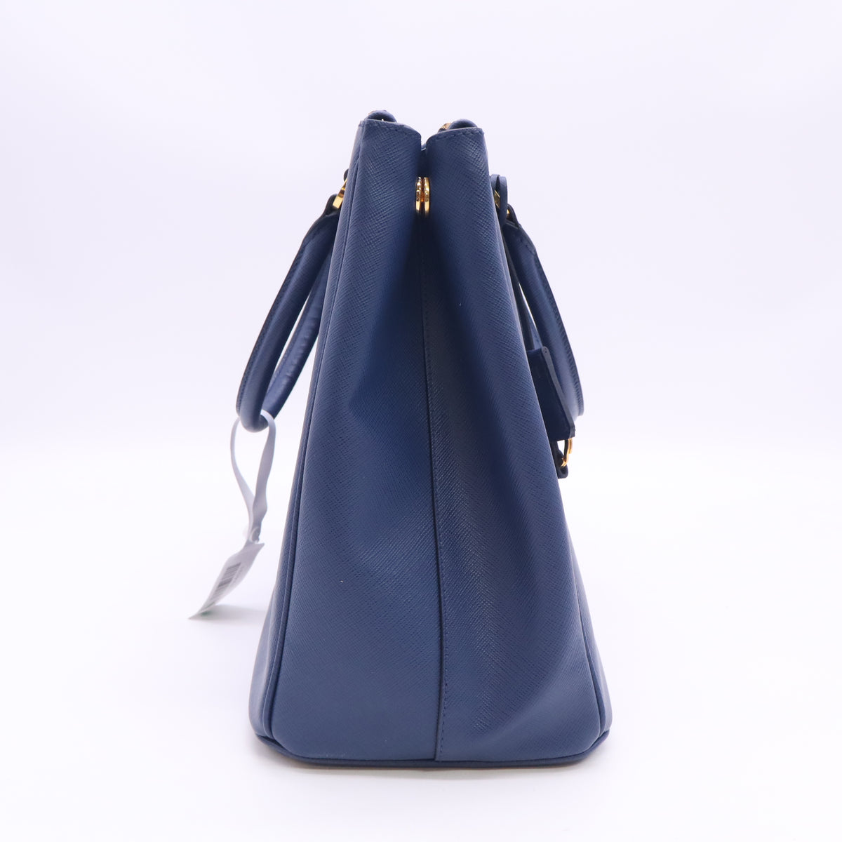 Saffiano Large Galleria Double Zip Tote Bluette B24531