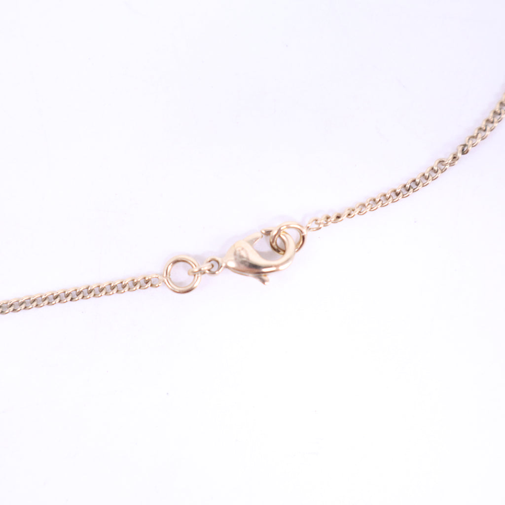 Chanel CC Logo Faux Pearl Pendant Necklace W21210