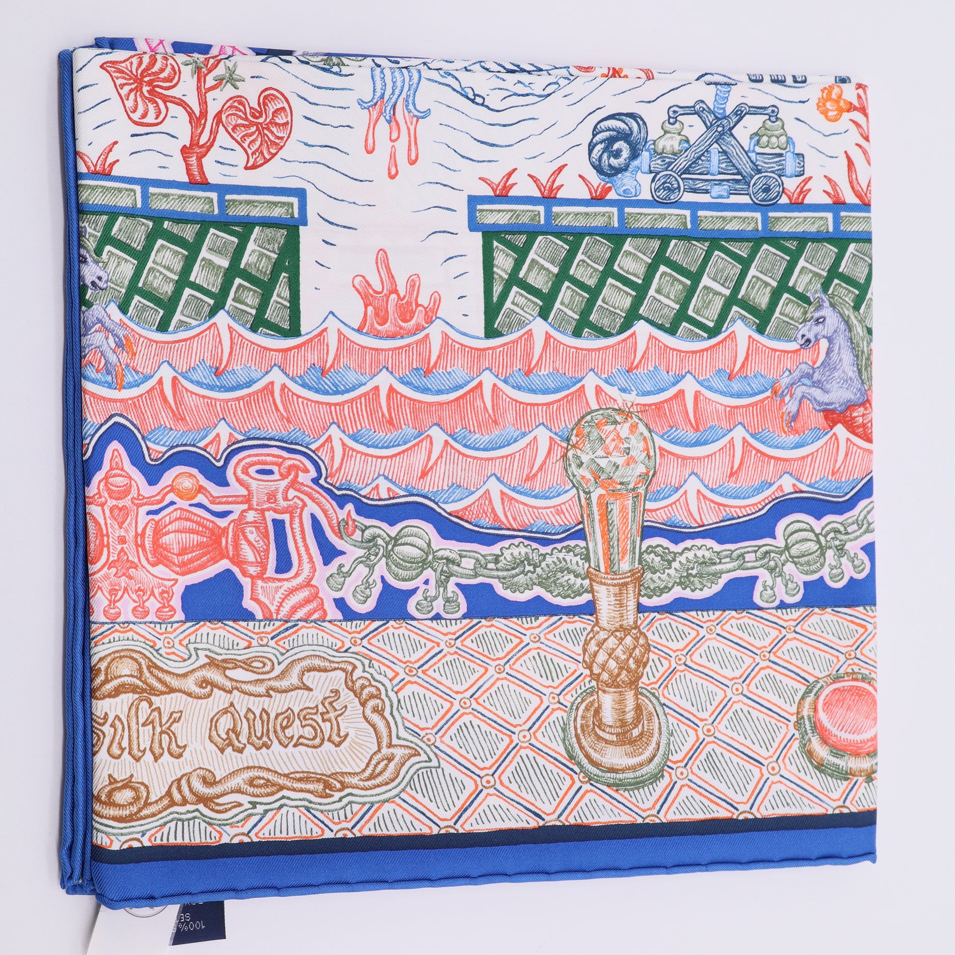 Hermès Silk Scarf Twins LDJ2516