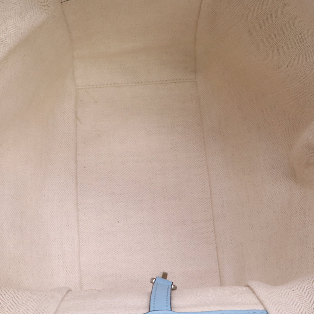 Calfskin Large Hammock Shoulder Bag Aqua Light Blue Stone B24588