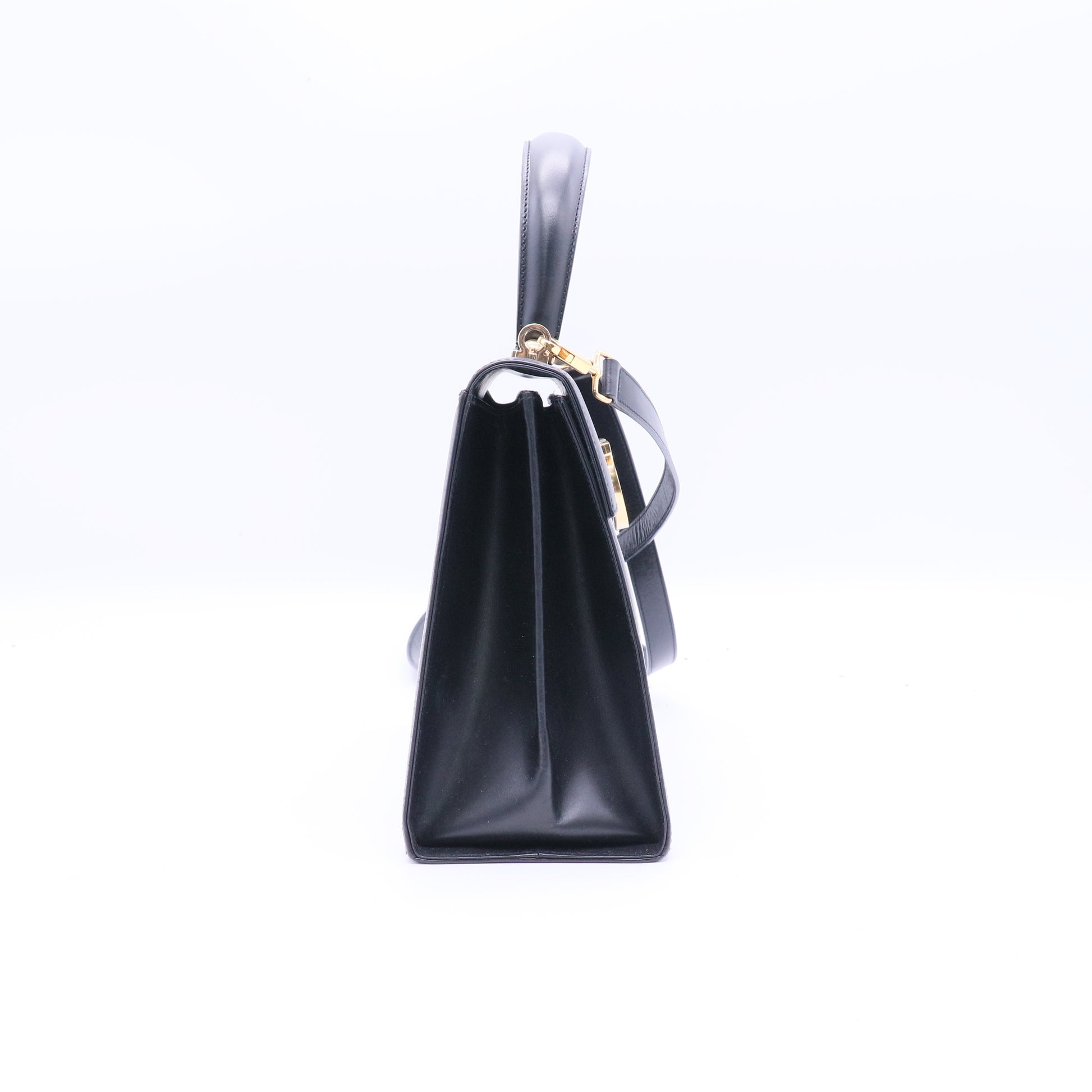 Gancini Convertible Top Handle Bag Leather B21275