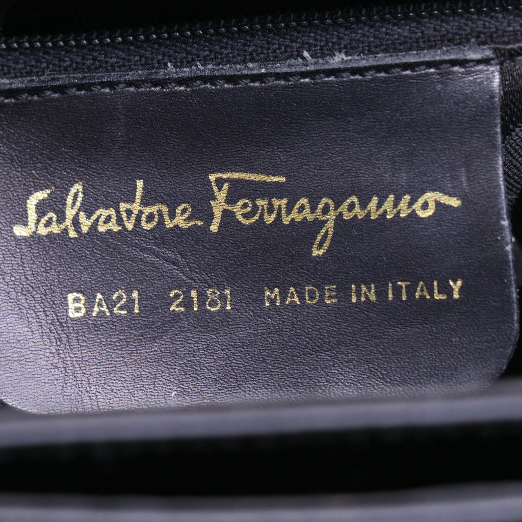 Gancini Convertible Top Handle Bag Leather B21275
