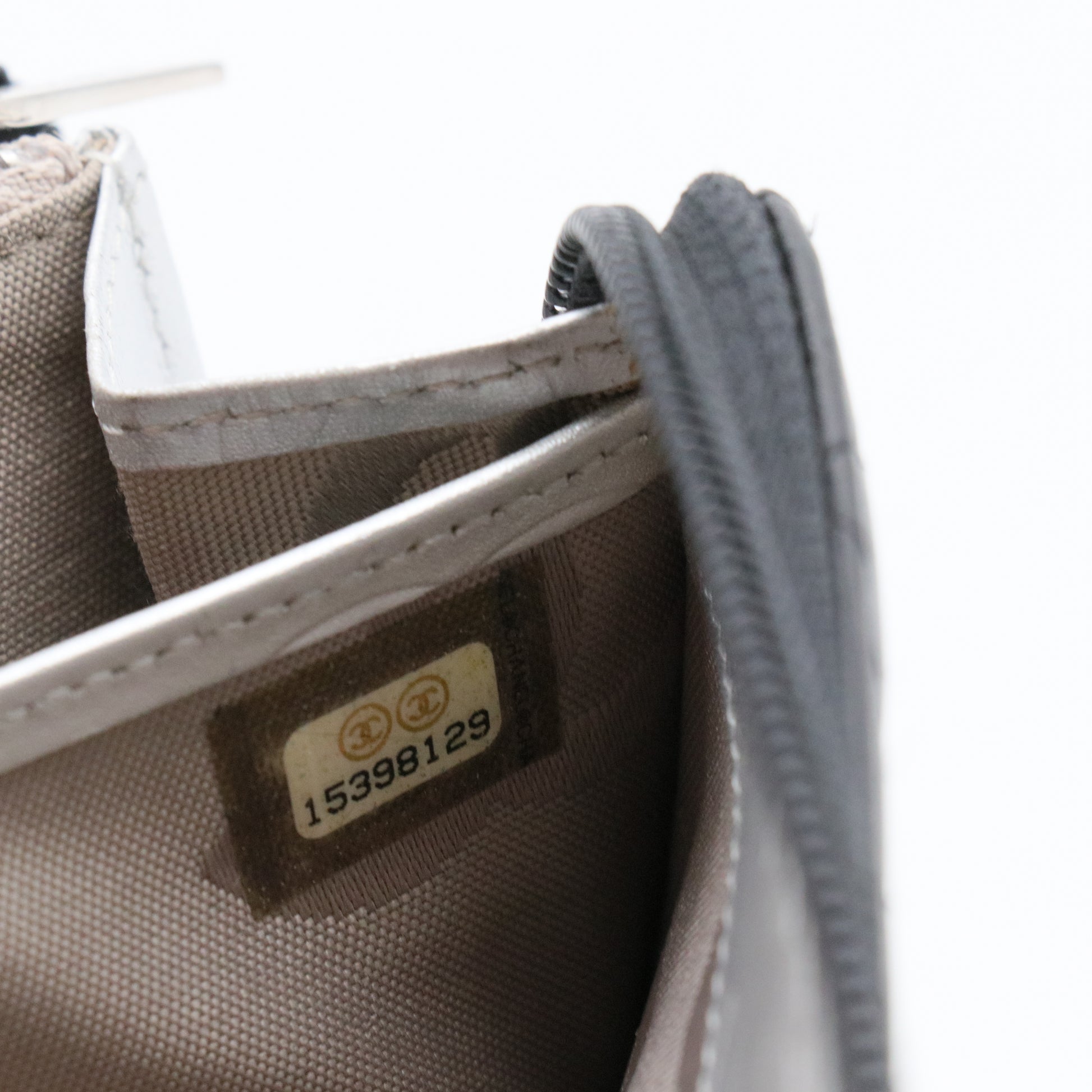 Cambon Zip Around Organizer Wallet Quilted Lambskin