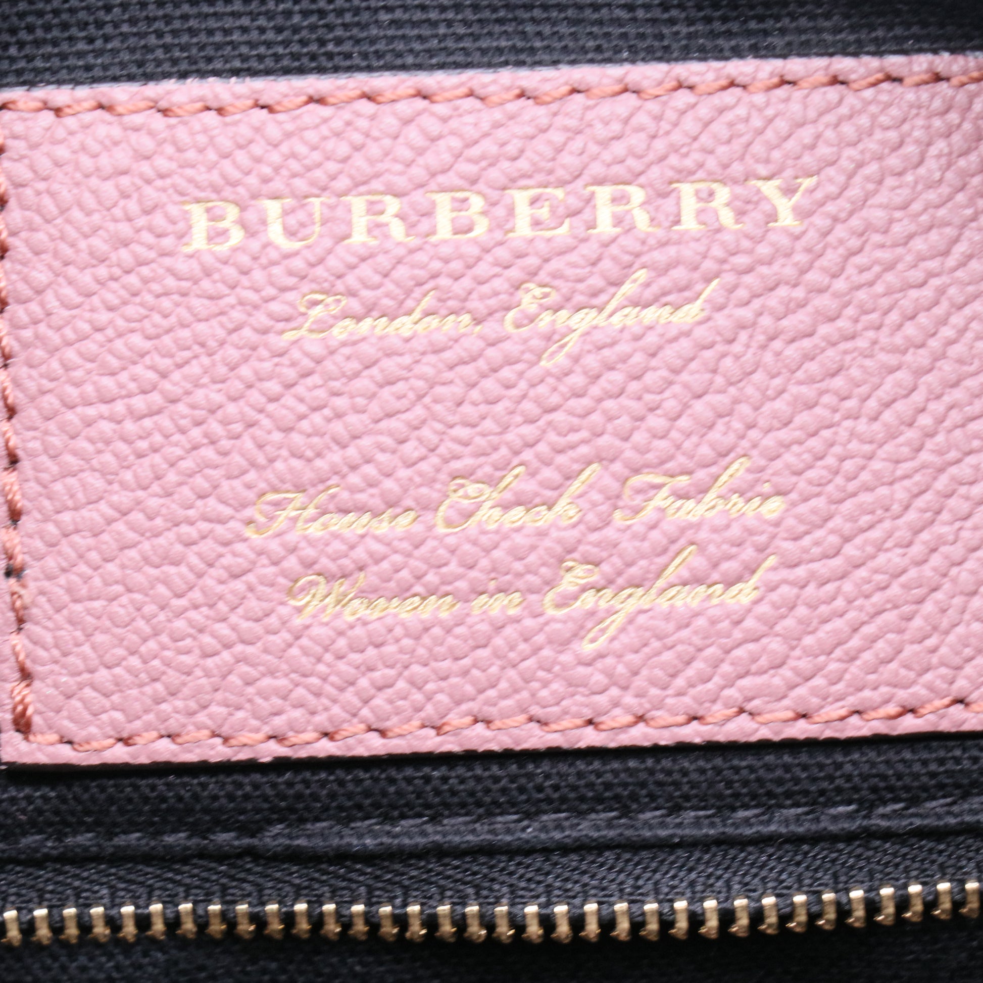 Soft Grain Calfskin House Check Small Helmsley Crossbody Dusty Pink Twins B21658