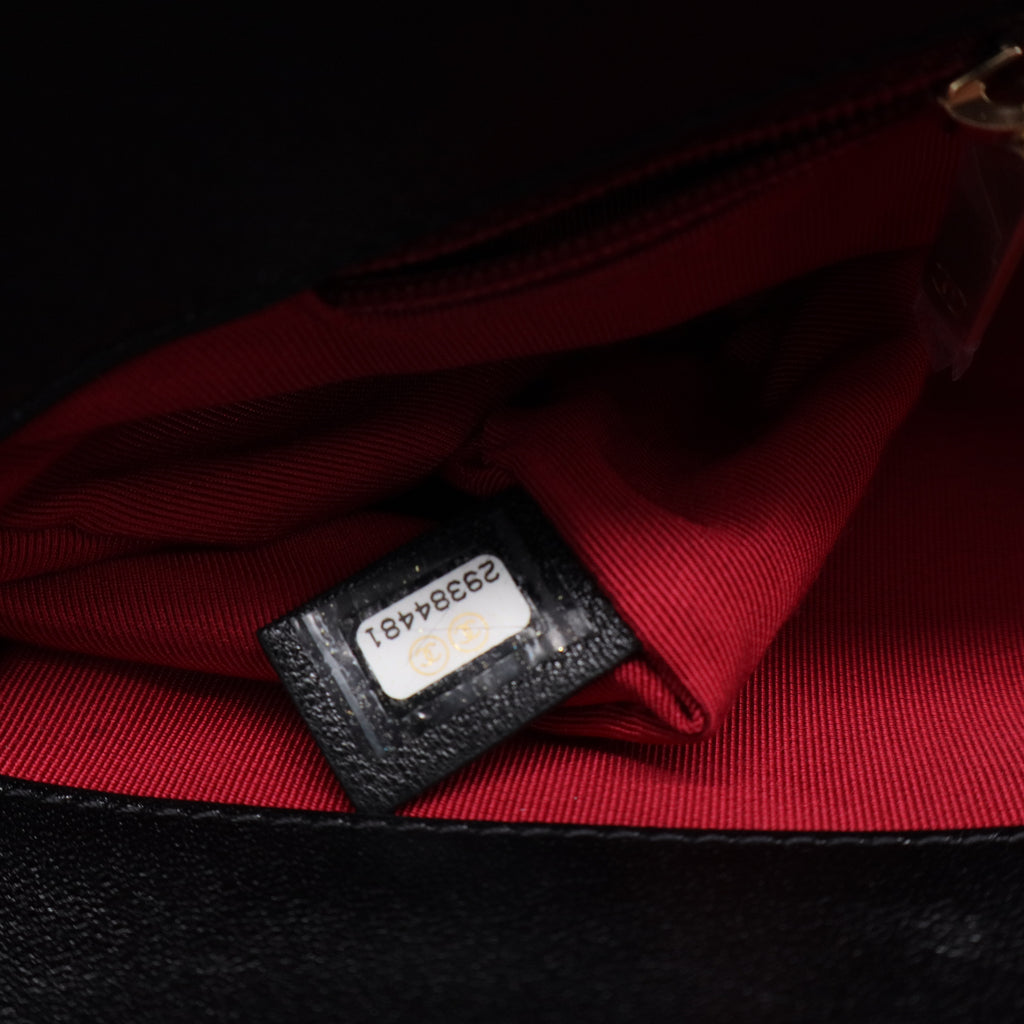 19 Flap Bag Quilted Leather Large Twins LDJ2506