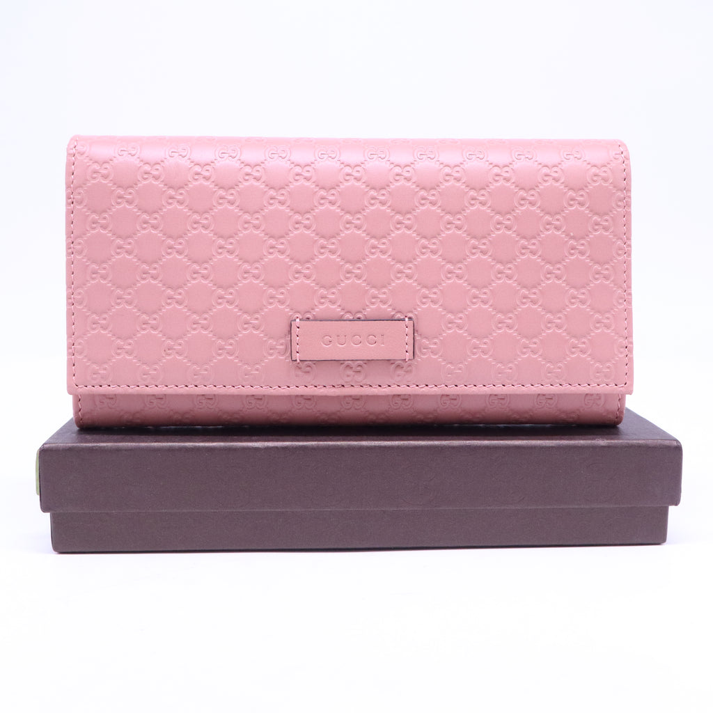 Gucci Microguccissima Leather Continental Flap Wallet W21174
