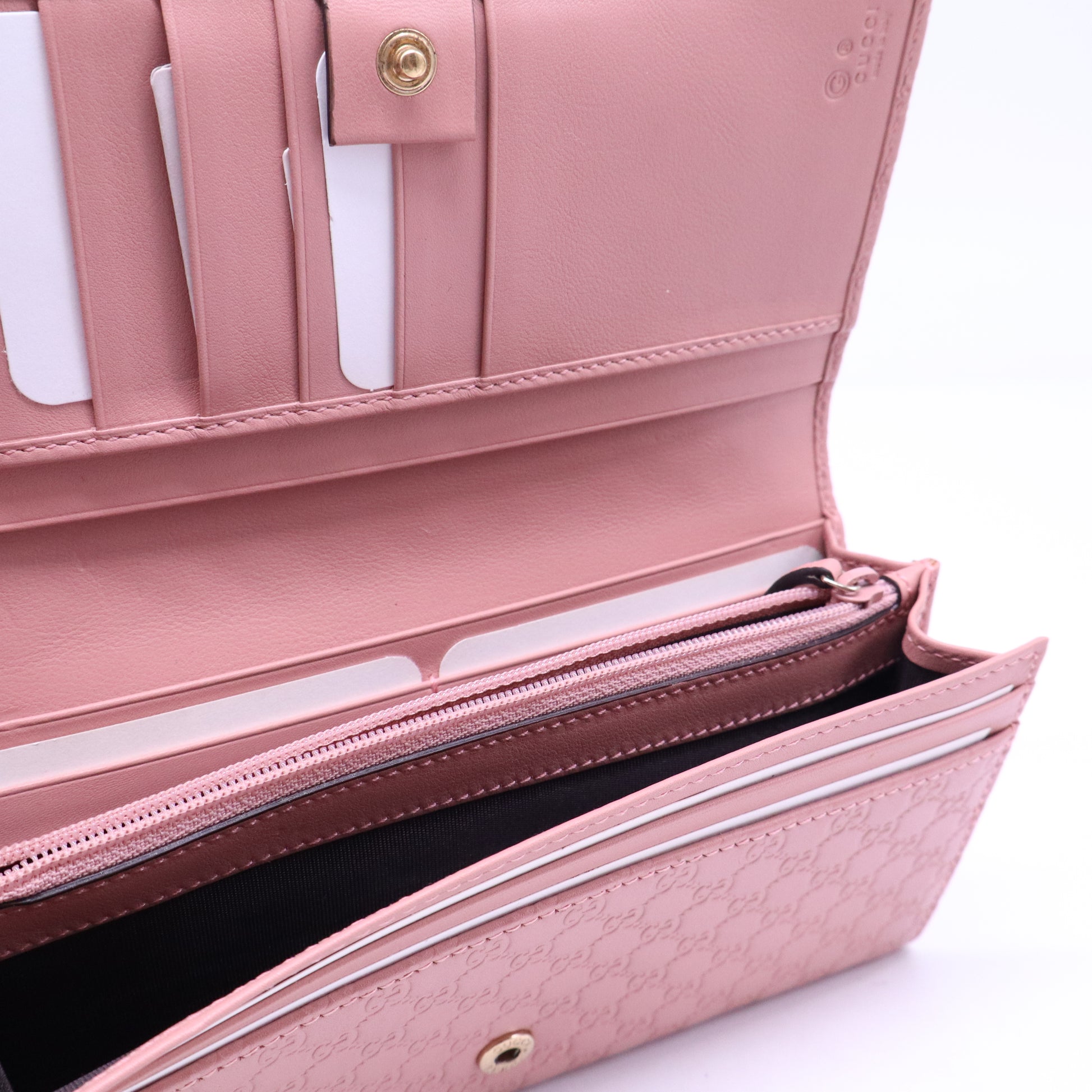 Gucci Microguccissima Leather Continental Flap Wallet W21174