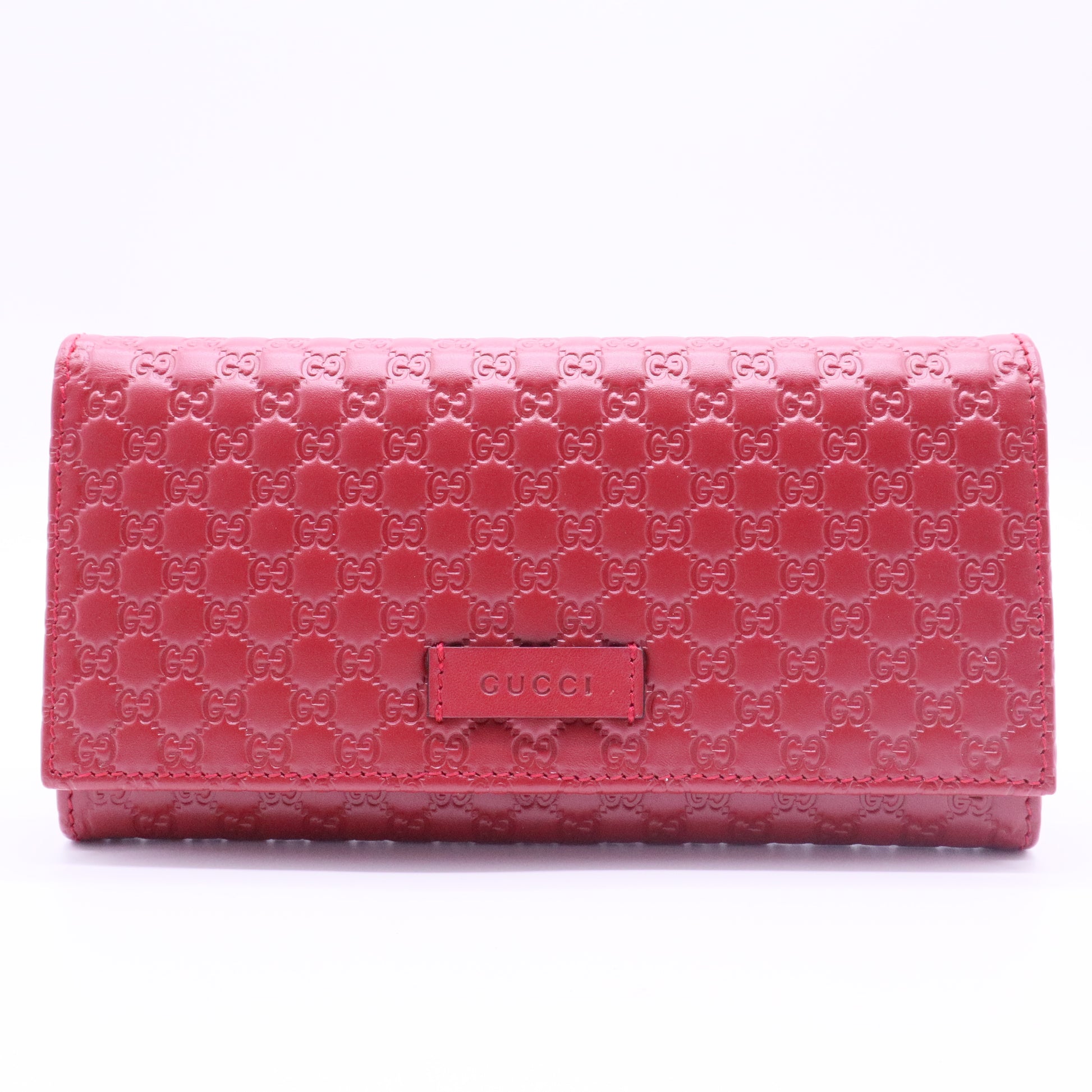 Soft Microguccissima Continental Zip Wallet