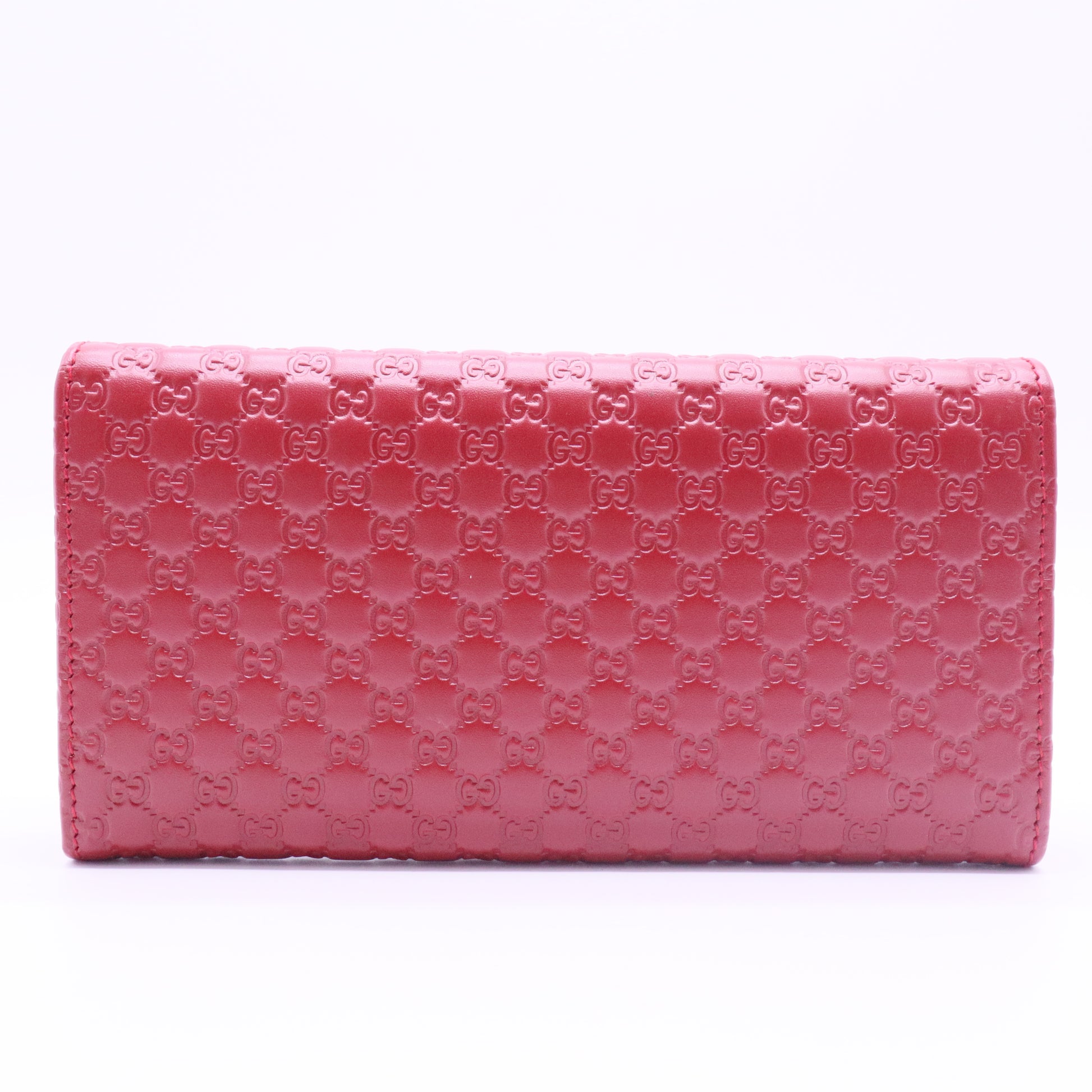 Soft Microguccissima Continental Zip Wallet