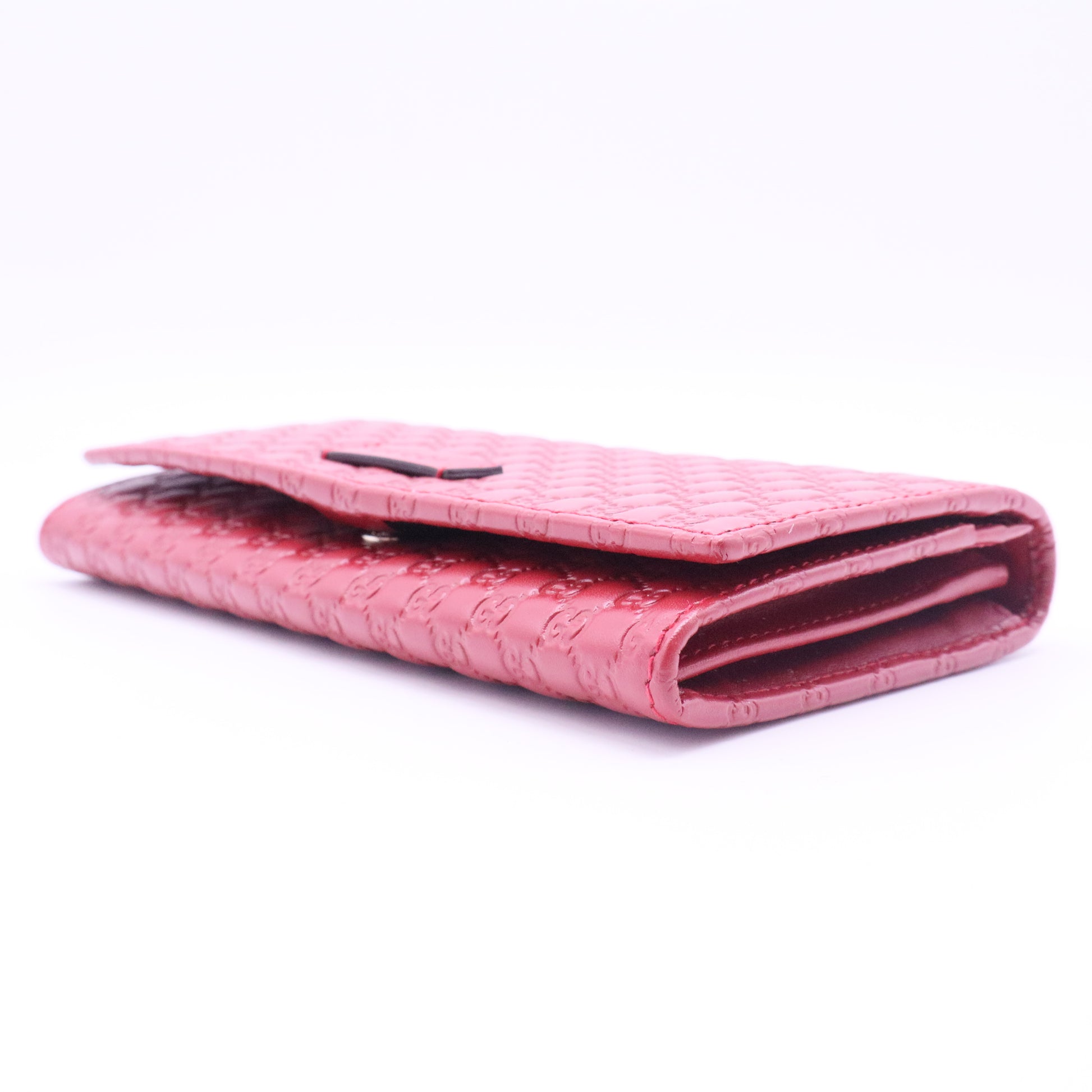 Soft Microguccissima Continental Zip Wallet