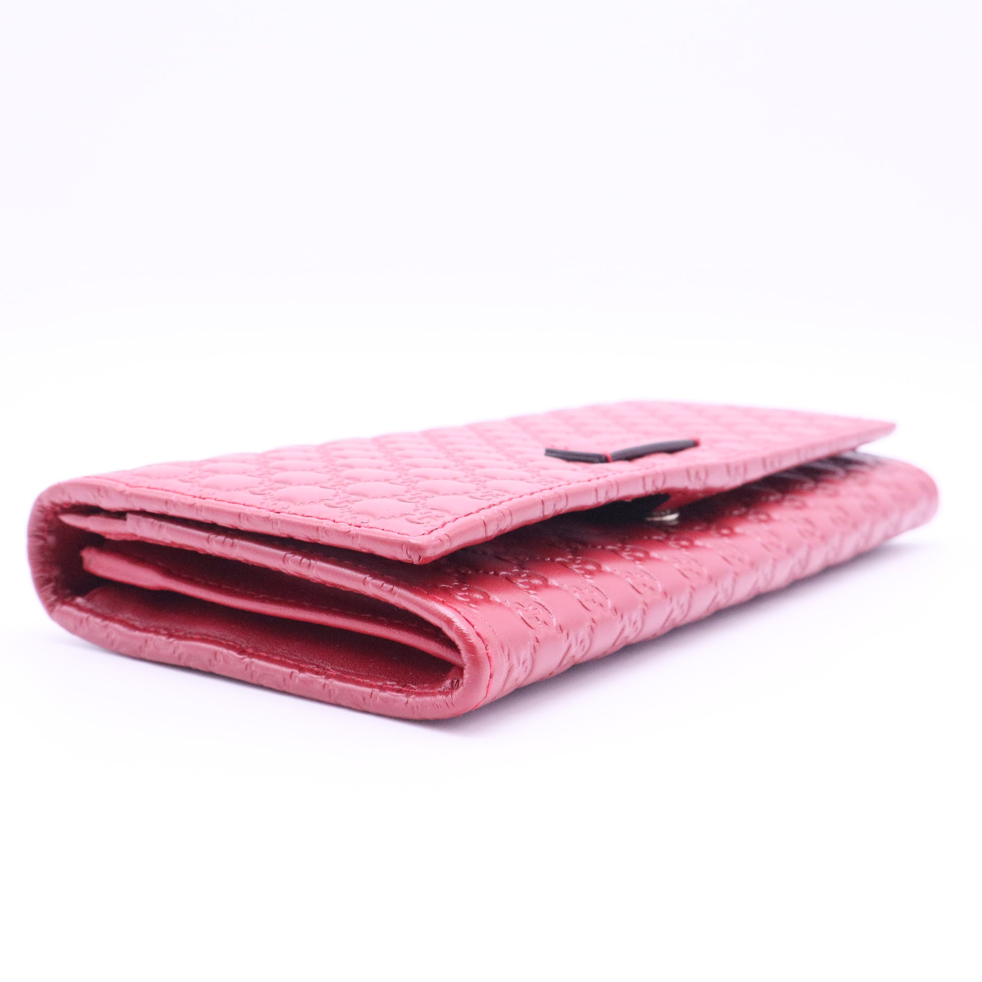 Soft Microguccissima Continental Zip Wallet