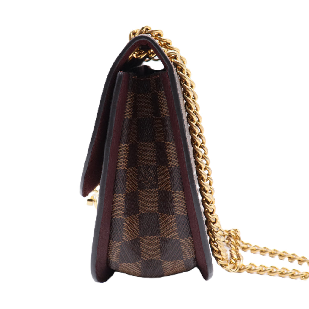 Wight Handbag Damier with Leather