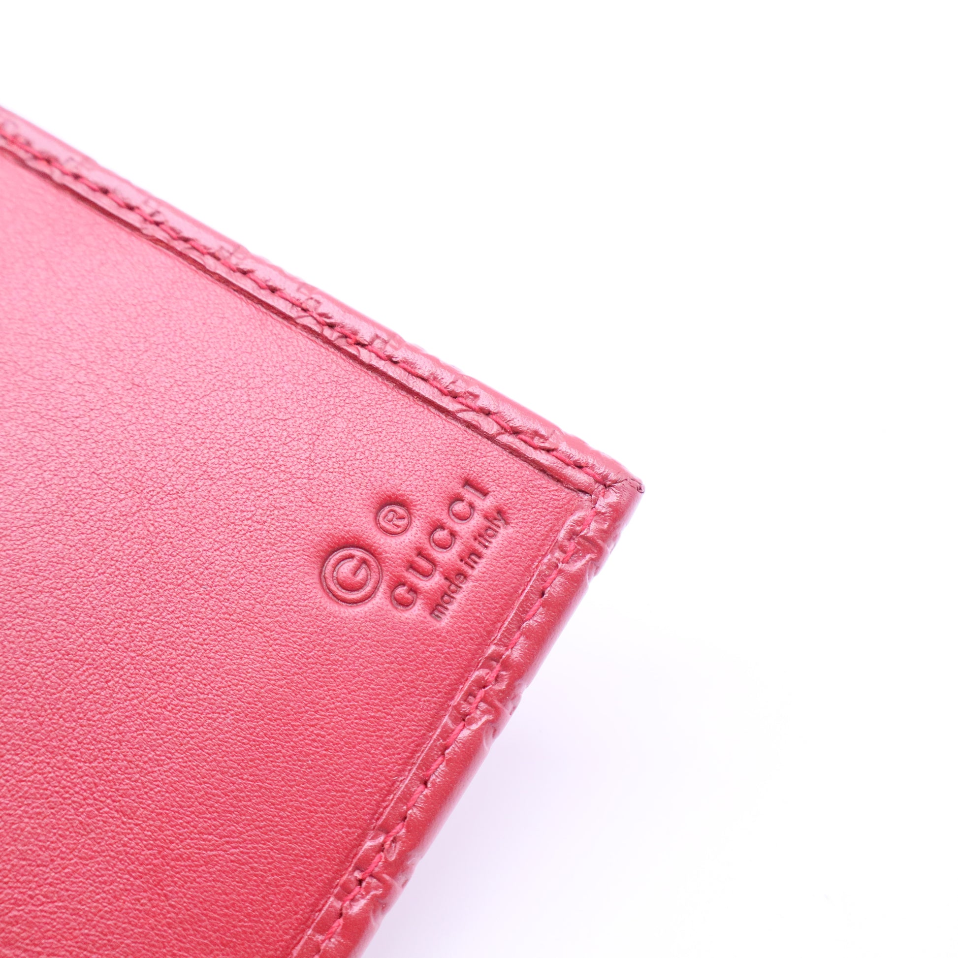 Soft Microguccissima Continental Zip Wallet