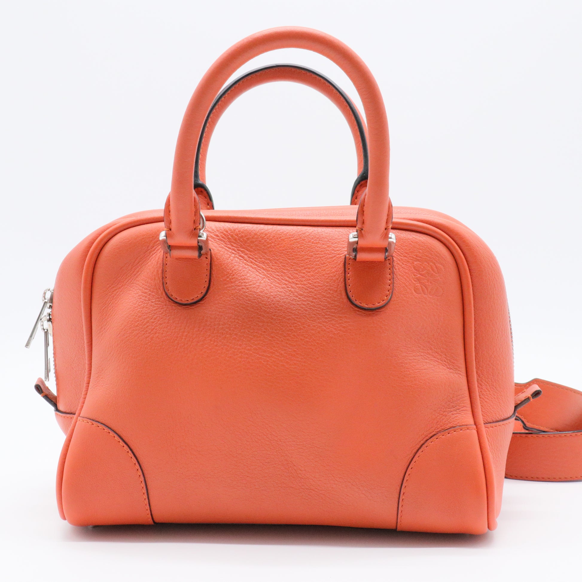 Orange Leather Amazona 23 Bag