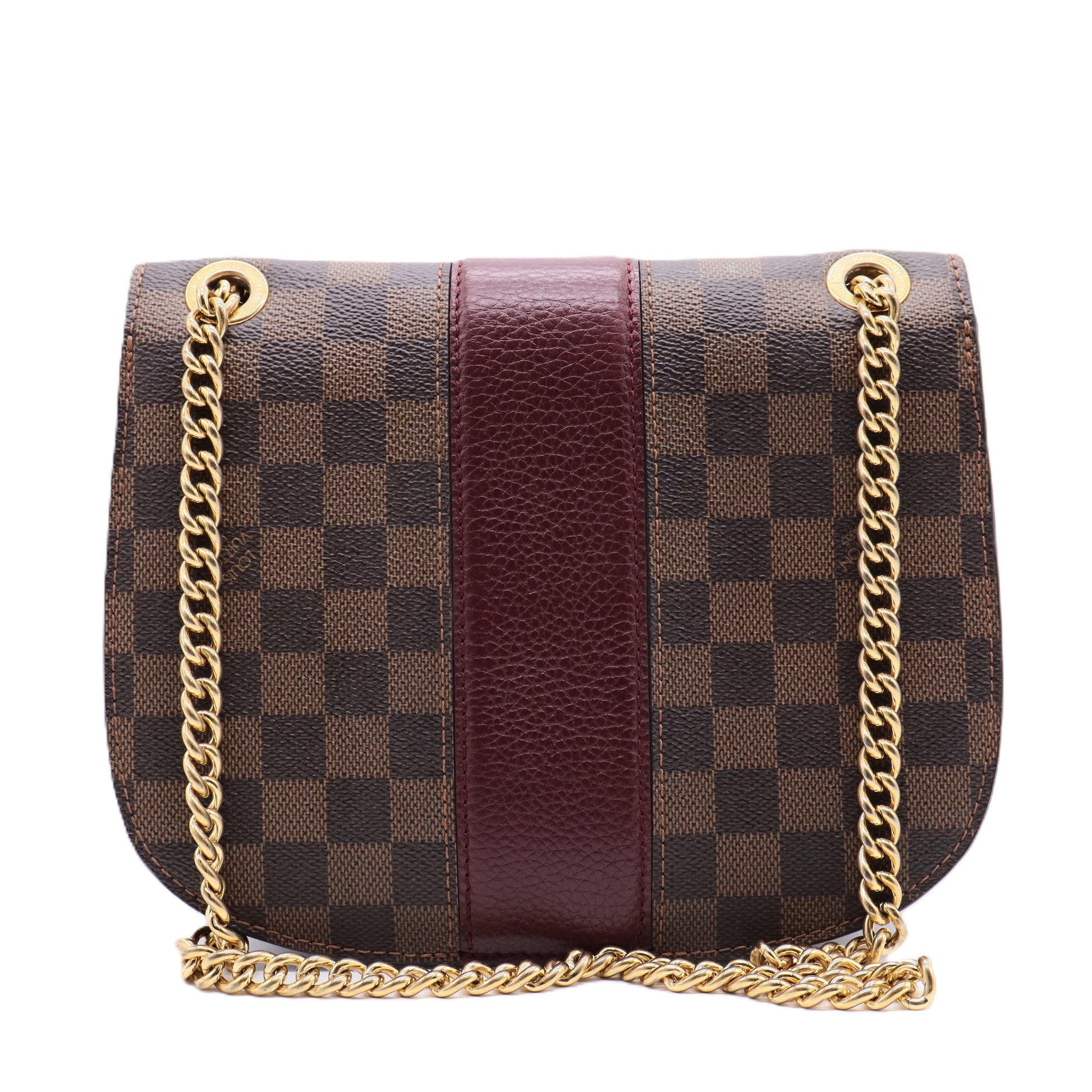 Wight Handbag Damier with Leather