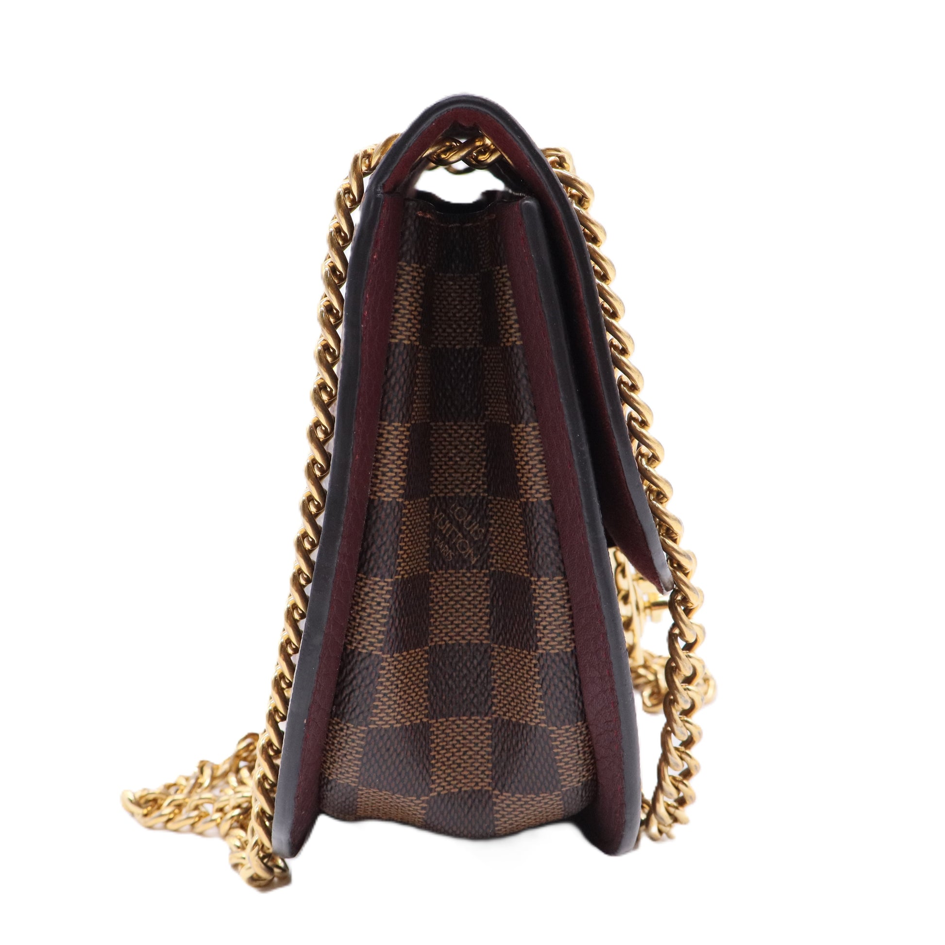 Wight Handbag Damier with Leather