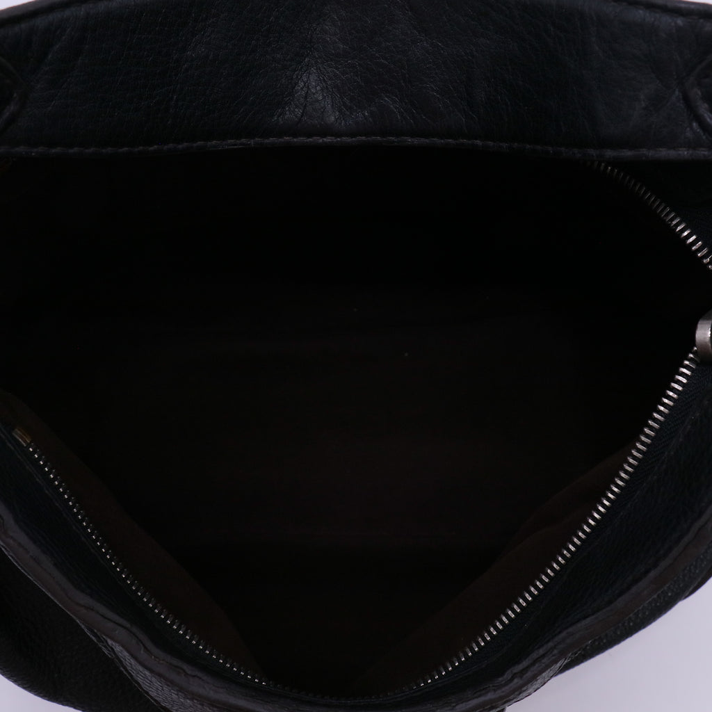 Louis Vuitton Black Monogram Mahina Leather Solar Bag Twins LDJ4721