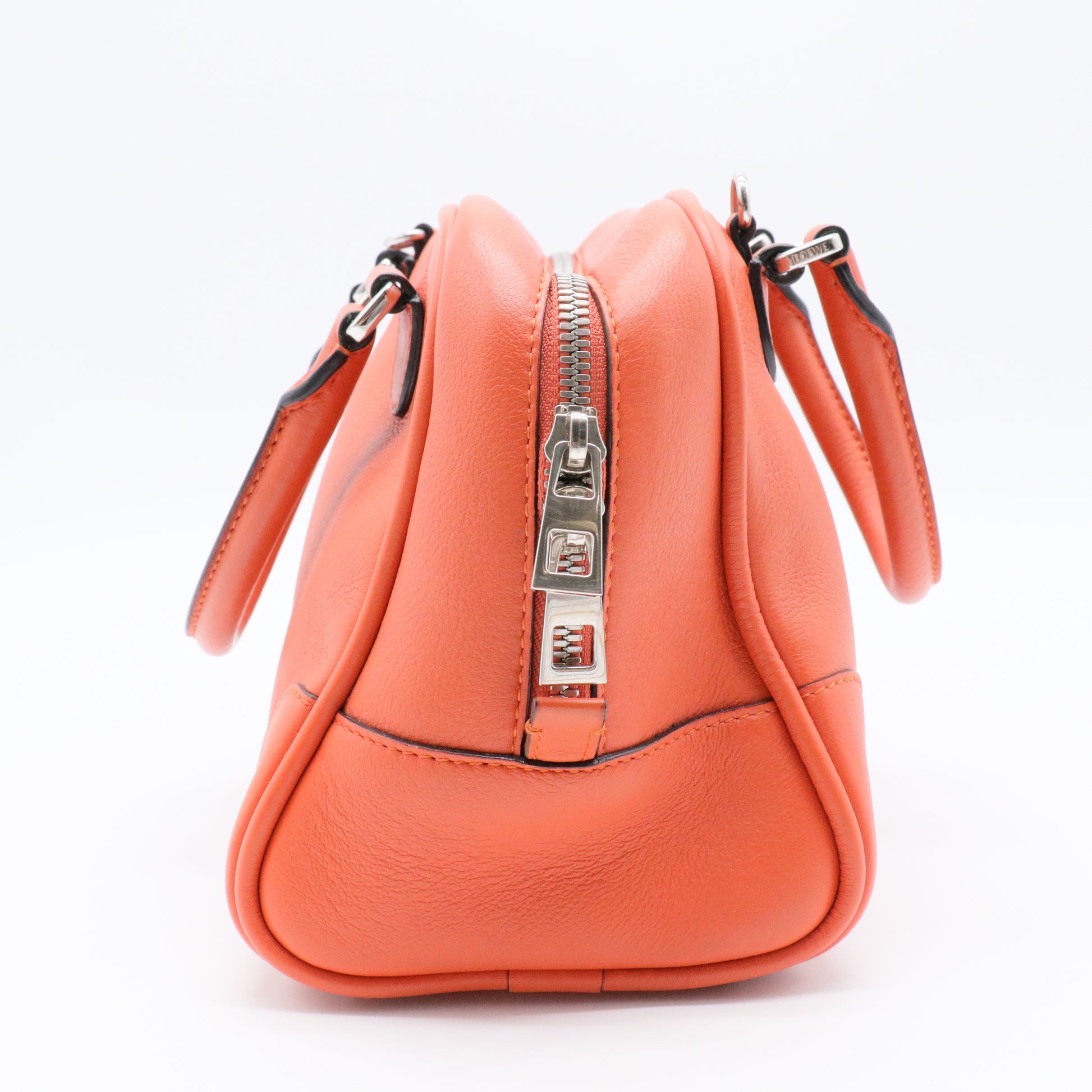 Orange Leather Amazona 23 Bag