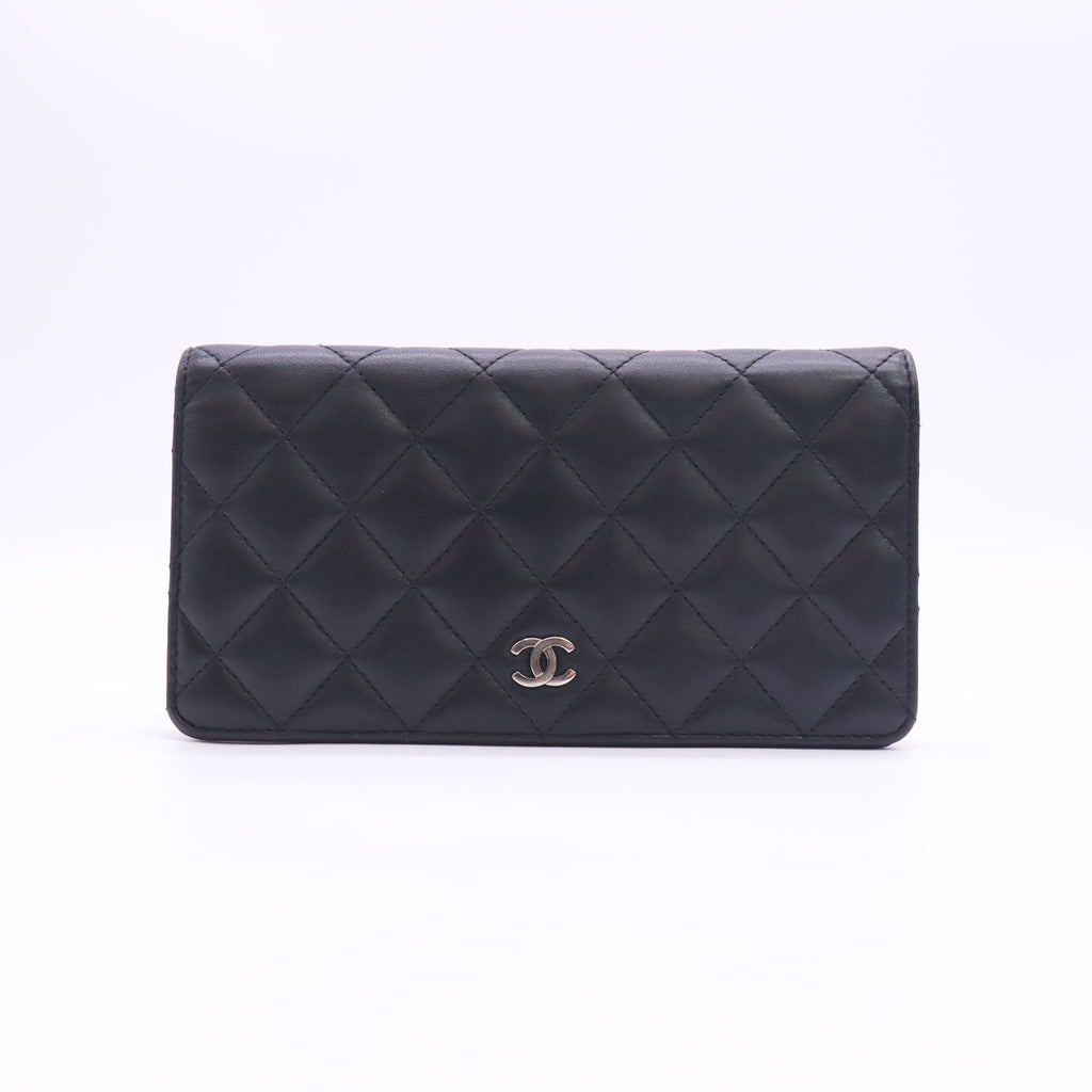 Chanel Classic Quilted Long Yen Bifold Wallet W23246