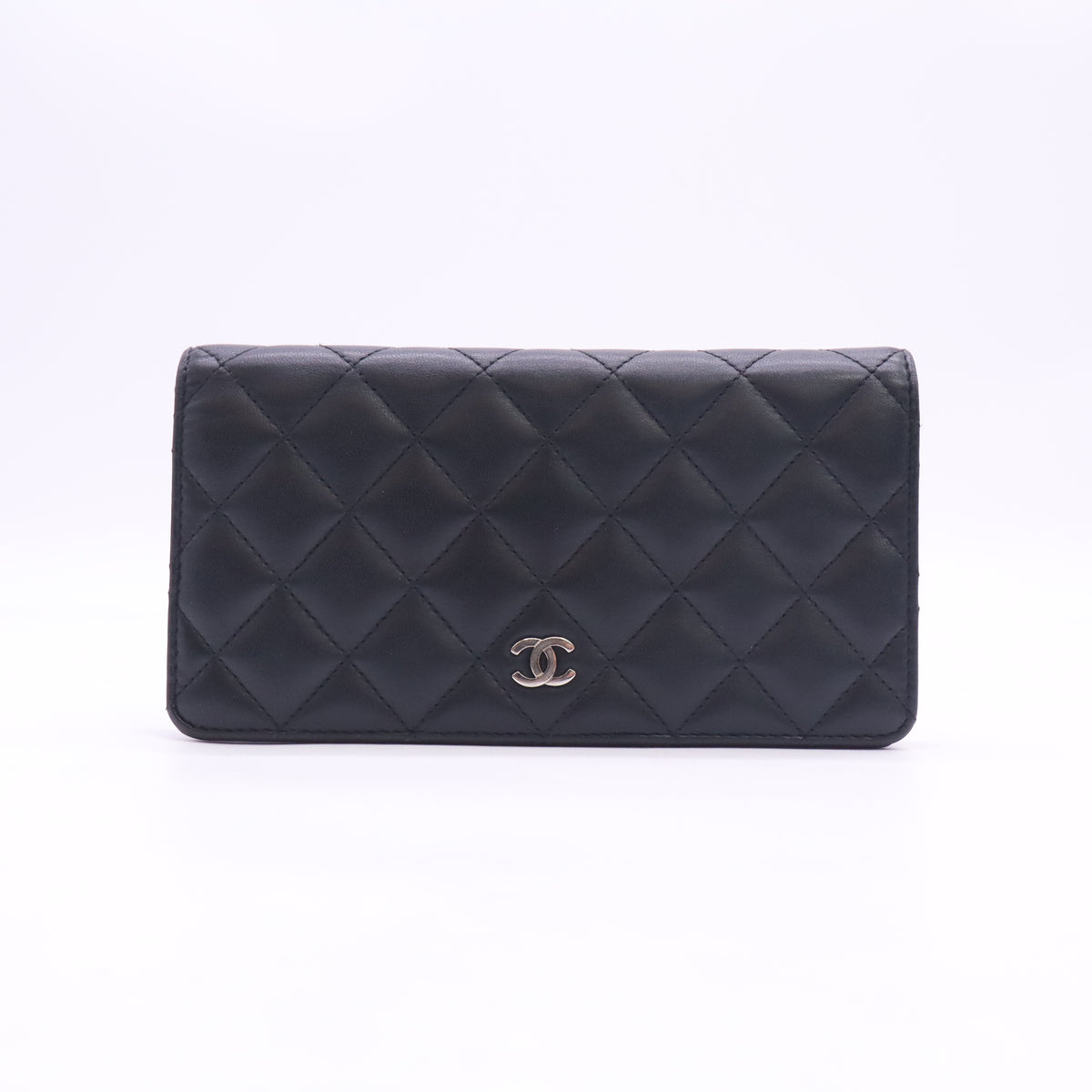 Chanel Classic Quilted Long Yen Bifold Wallet W23246