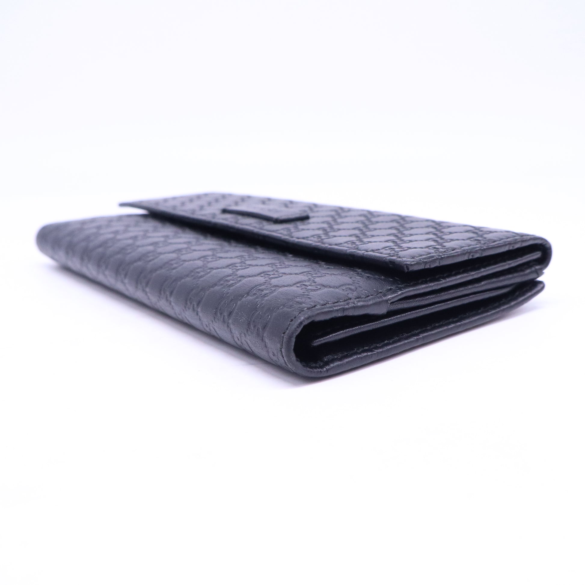 Gucci Microguccissima Leather Flap Continental Wallet W21188