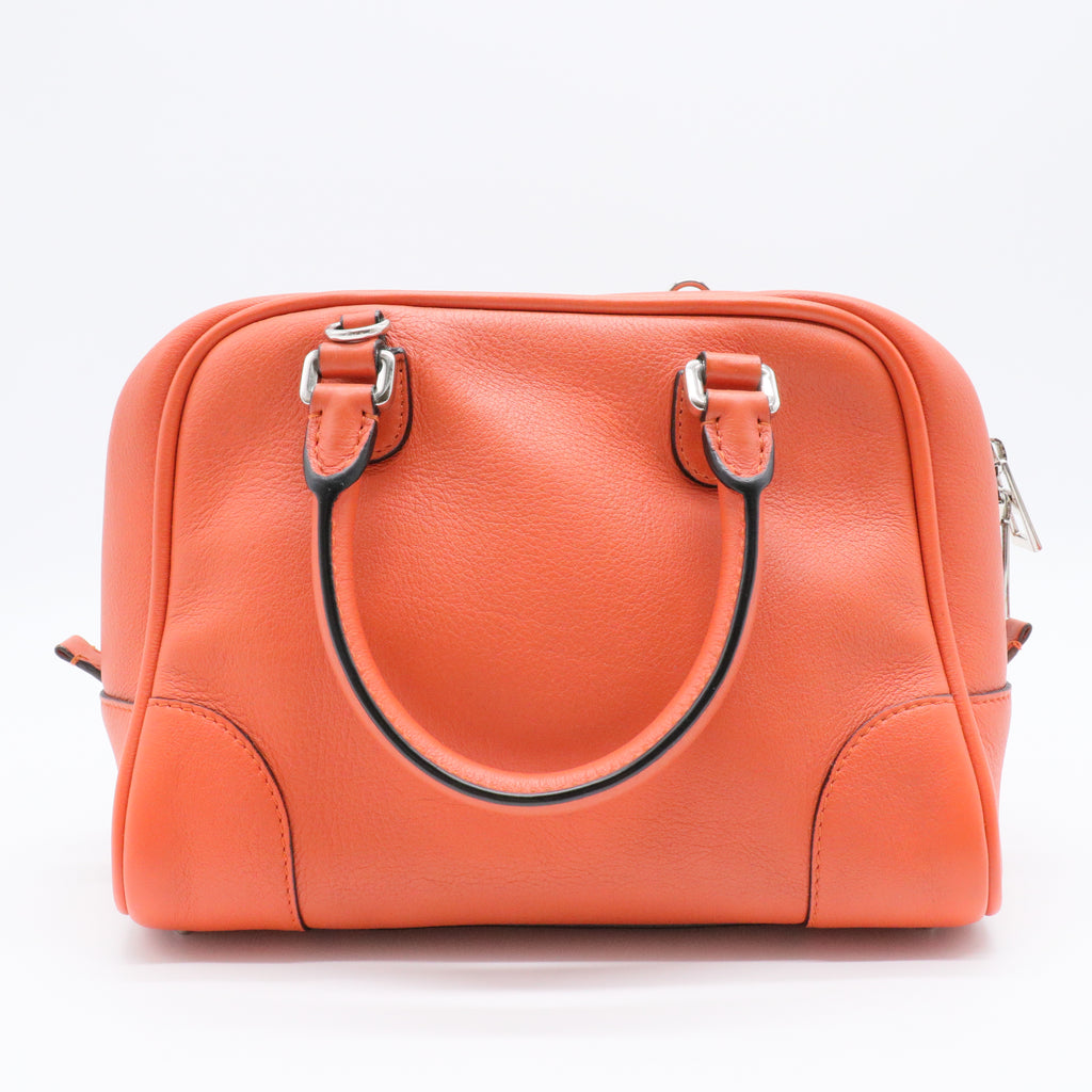 Orange Leather Amazona 23 Bag