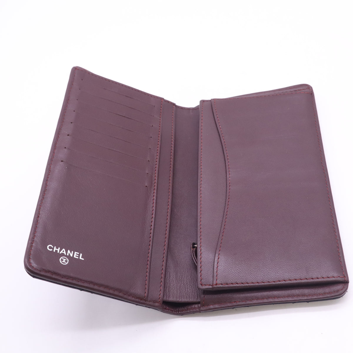 Chanel Classic Quilted Long Yen Bifold Wallet W23246