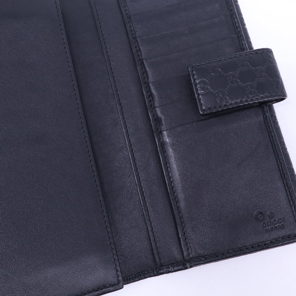 Gucci Microguccissima Leather Flap Continental Wallet W21188