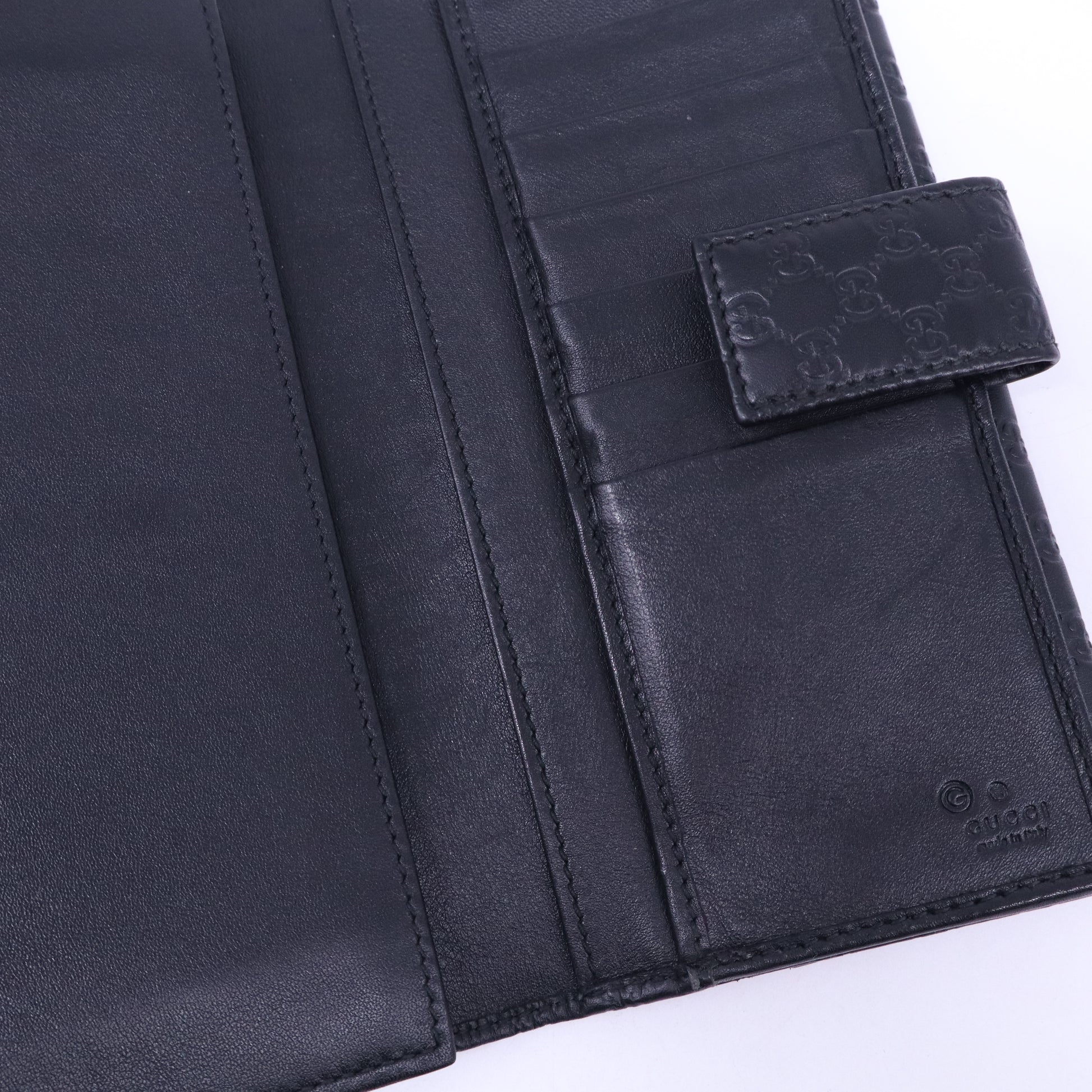 Gucci Microguccissima Leather Flap Continental Wallet W21188