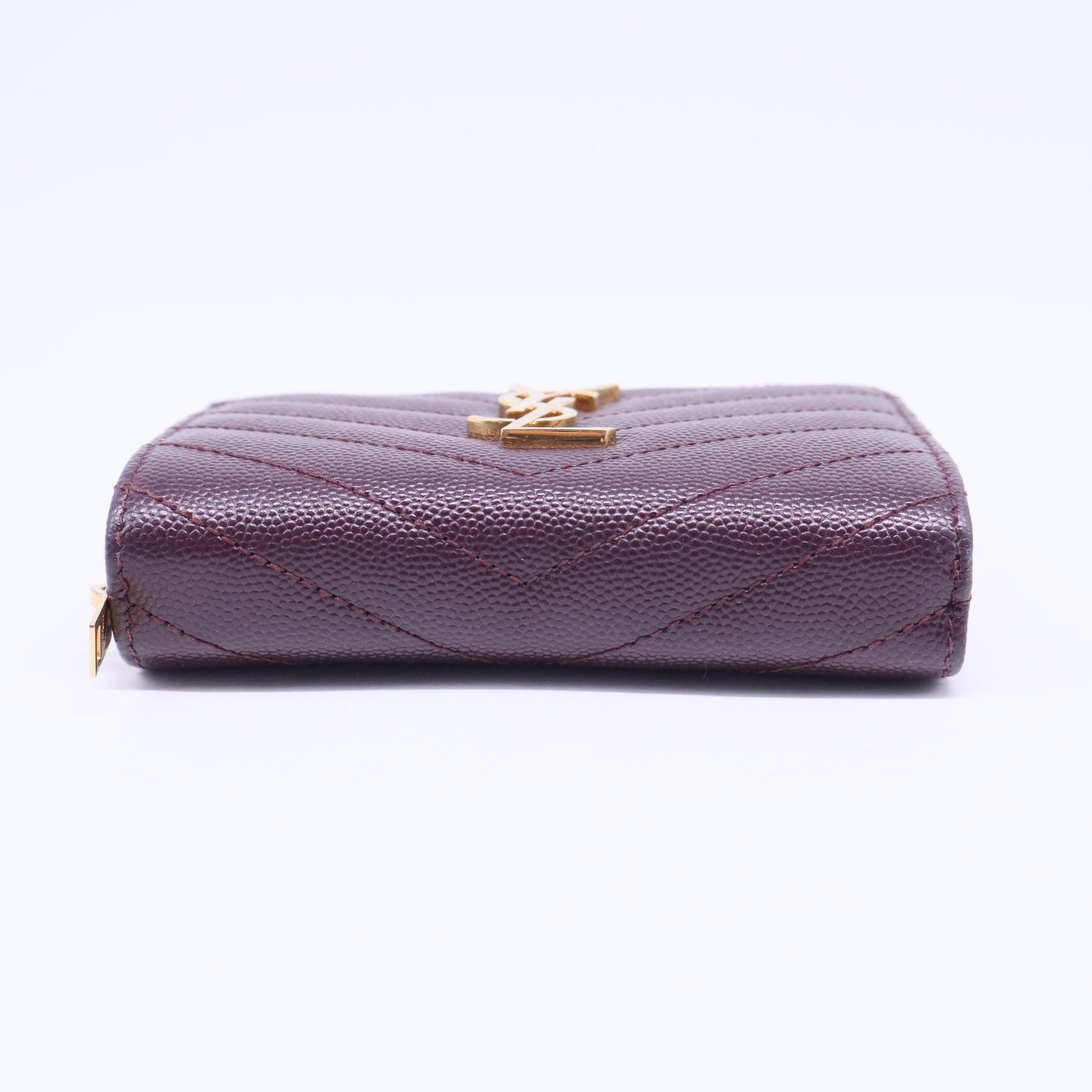 Cassandre Matelasse Compact Zip Around Wallet W20519