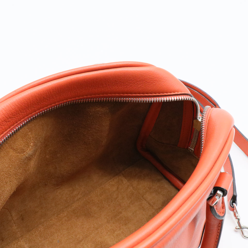 Orange Leather Amazona 23 Bag