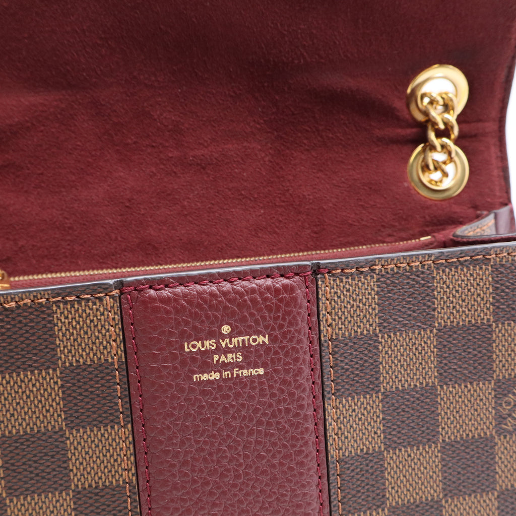 Wight Handbag Damier with Leather