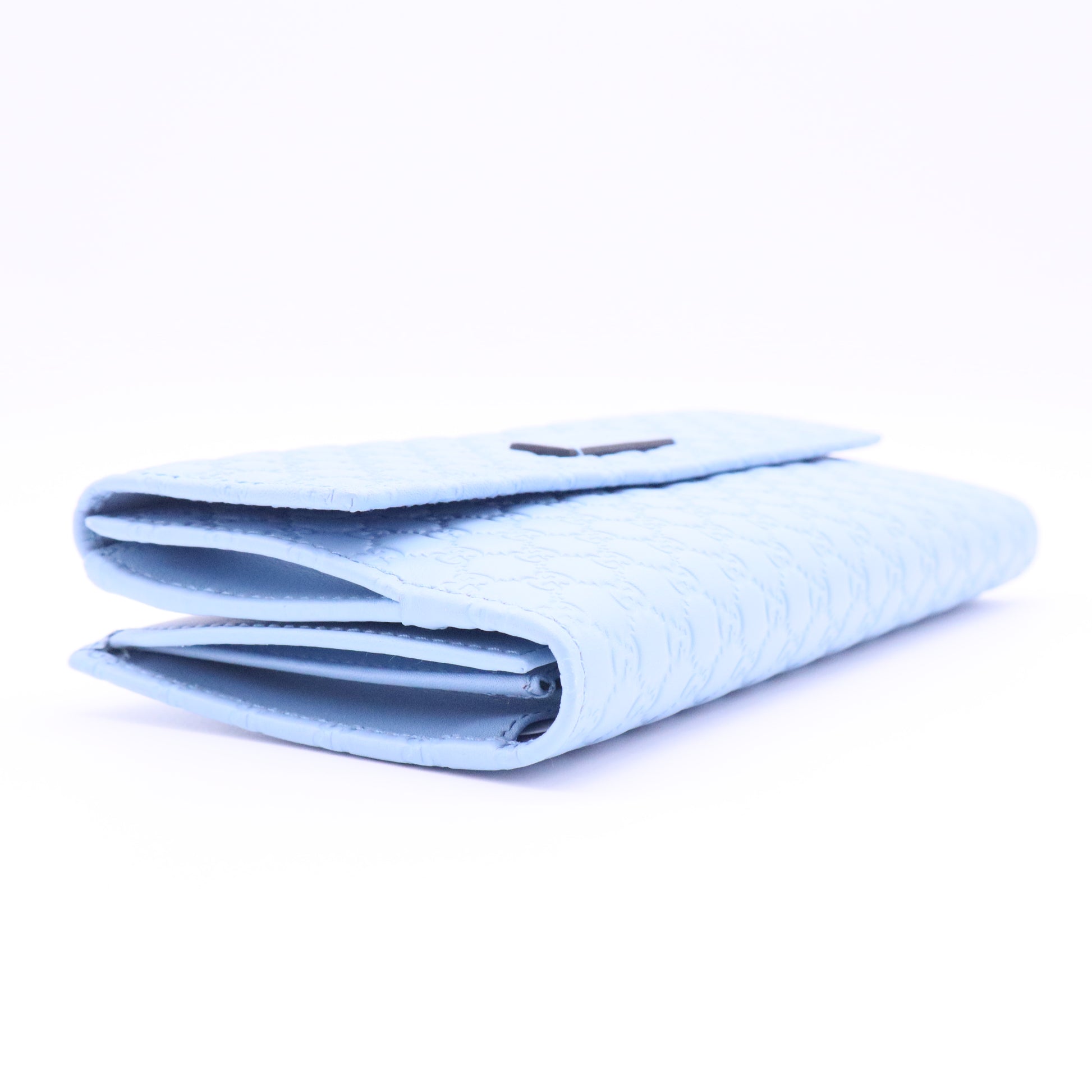 Soft Microguccissima Continental Zip Wallet Mineral
