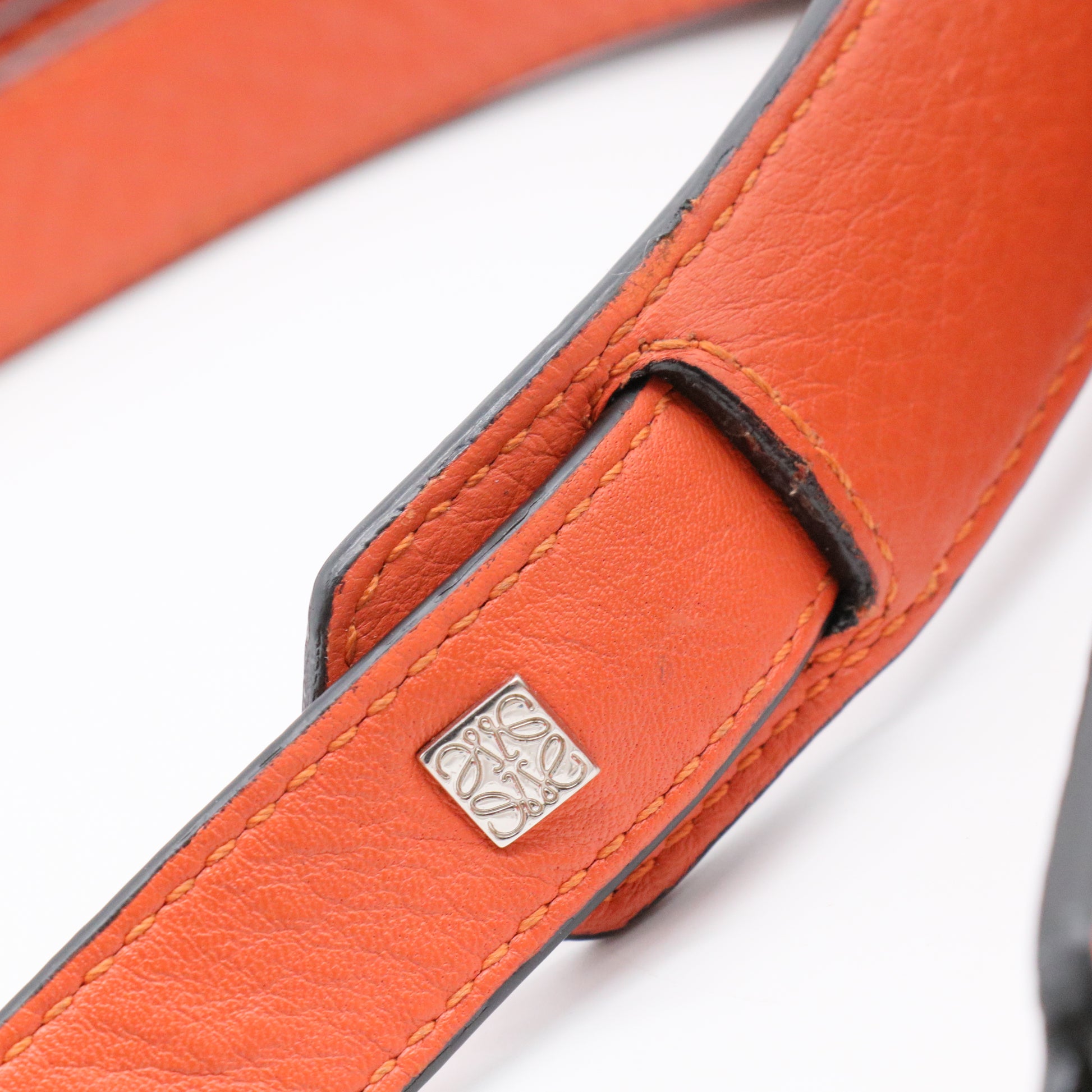Orange Leather Amazona 23 Bag