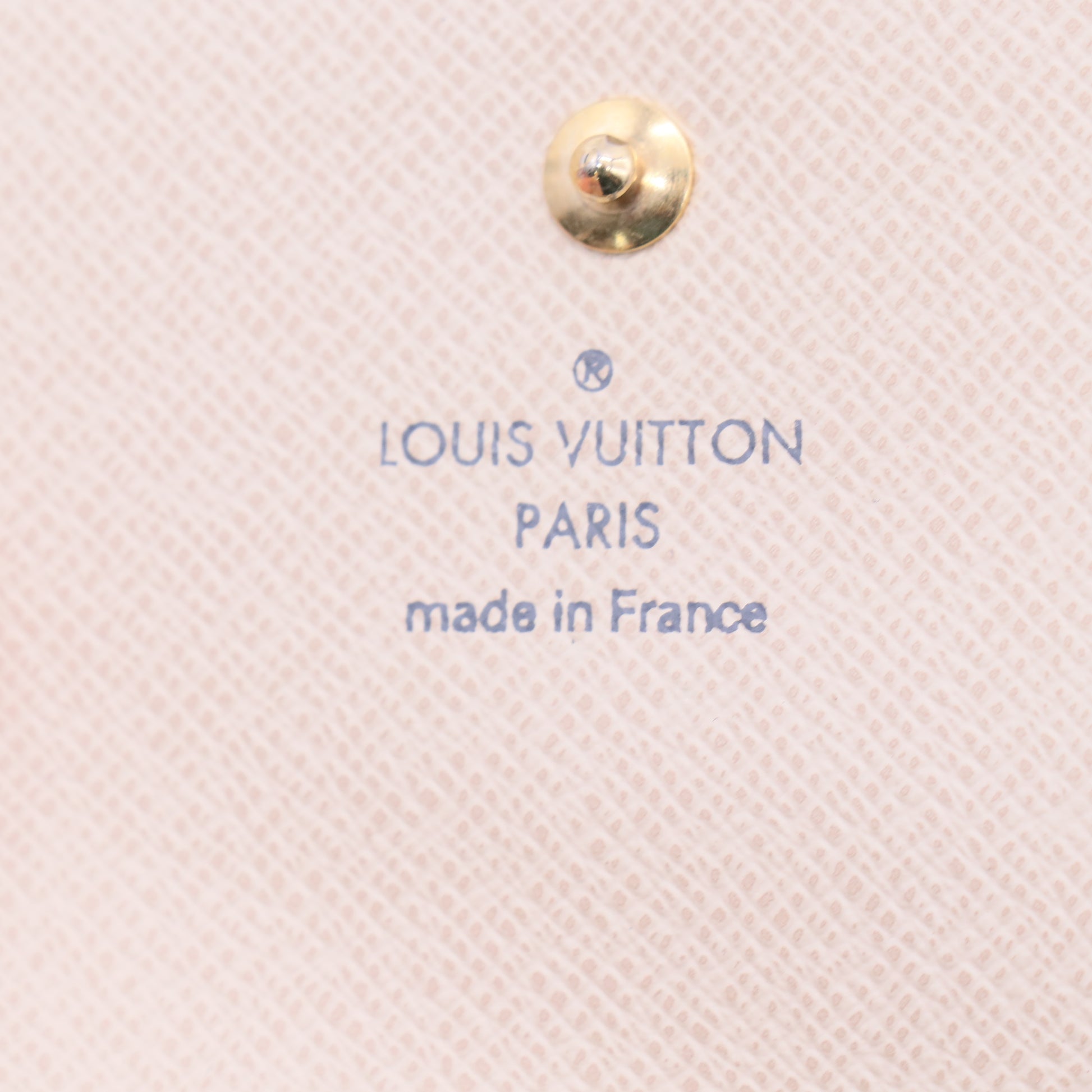 Louis Vuitton Damier Ebene White Elise Wallet Damier Twins W20921