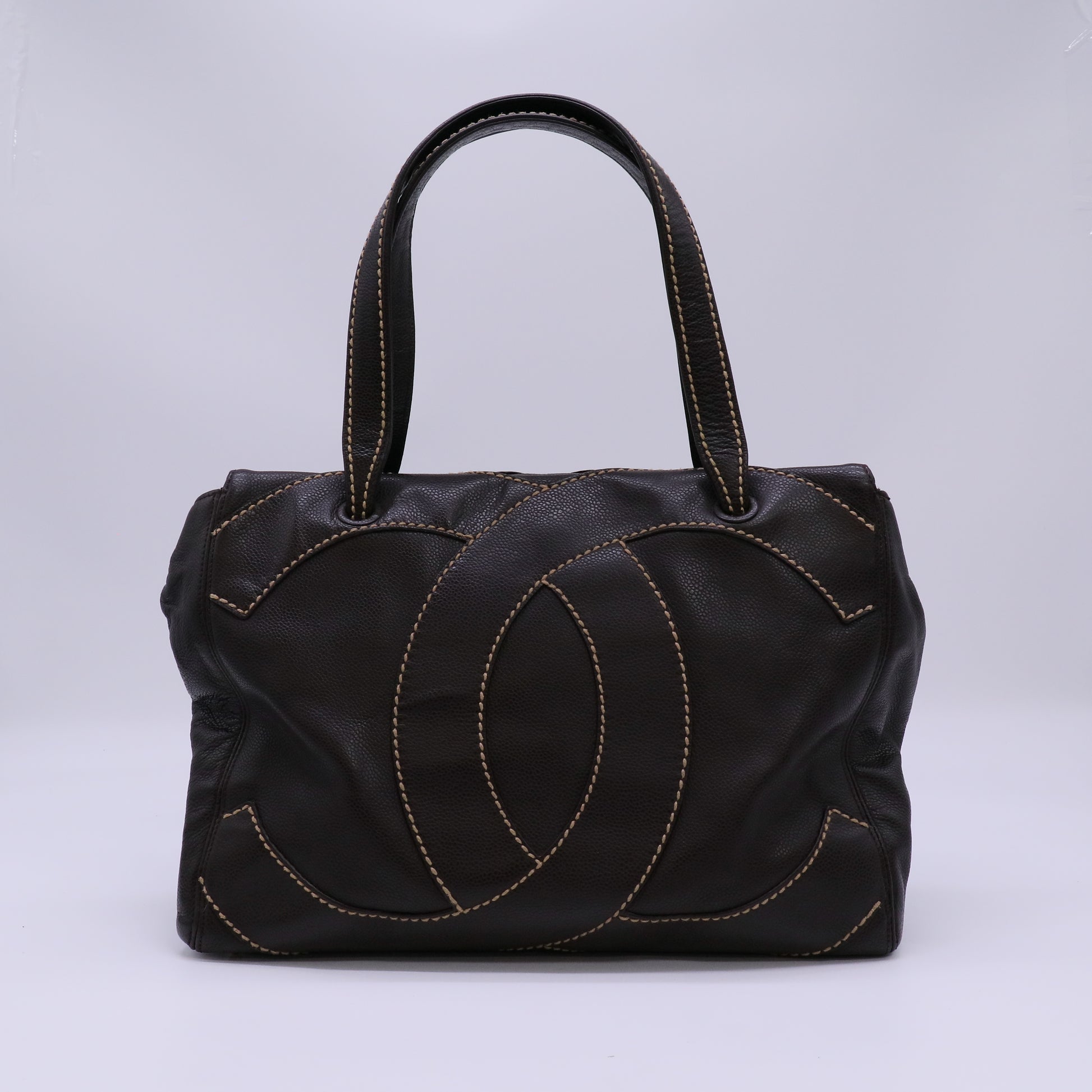 Chanel Wild Stitch Timeless CC Tote Bag Twins B22809