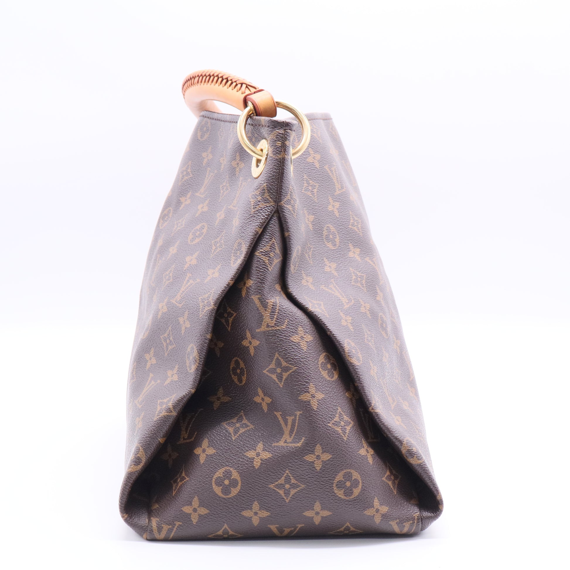 Artsy Handbag Monogram Canvas MM Twins