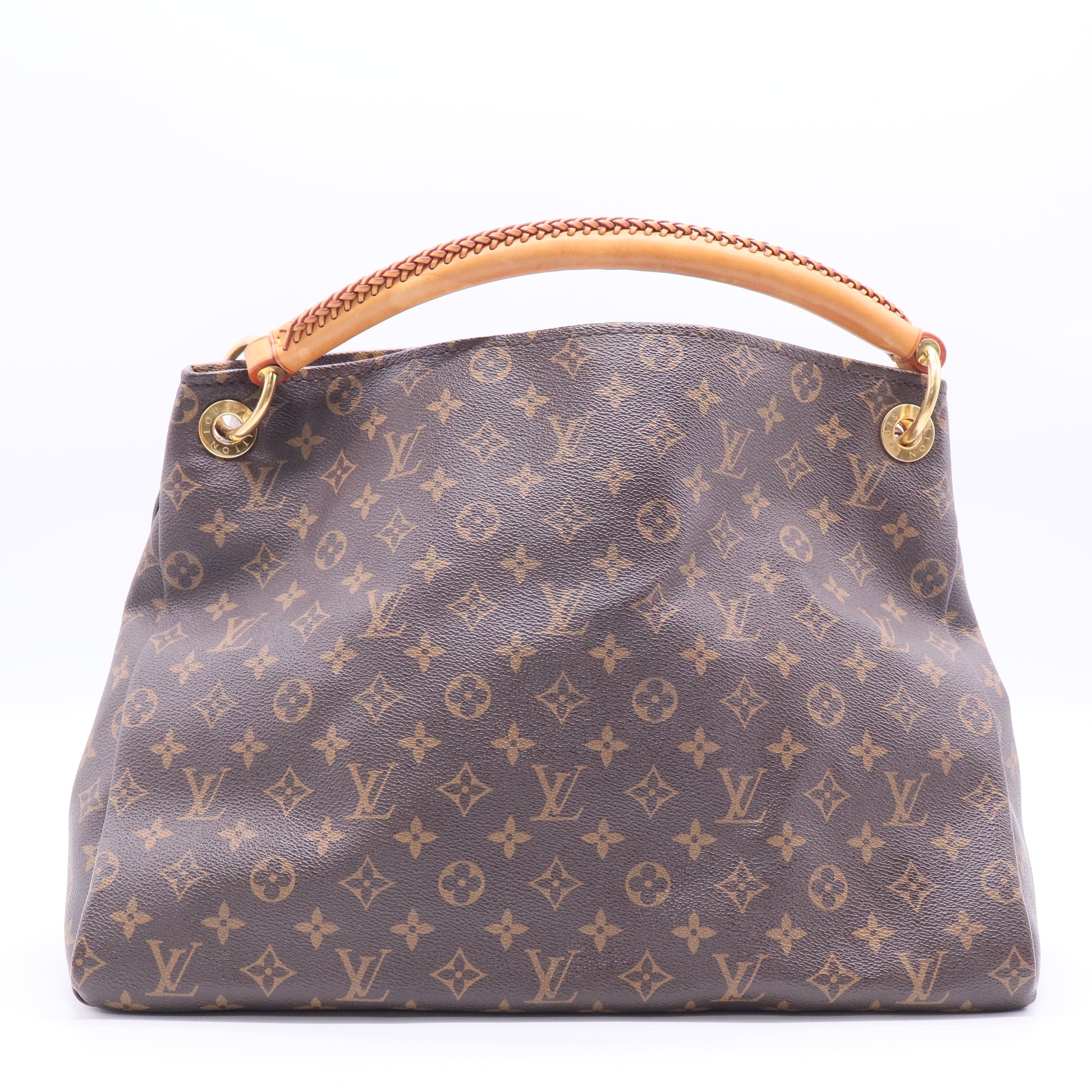 Artsy Handbag Monogram Canvas MM Twins