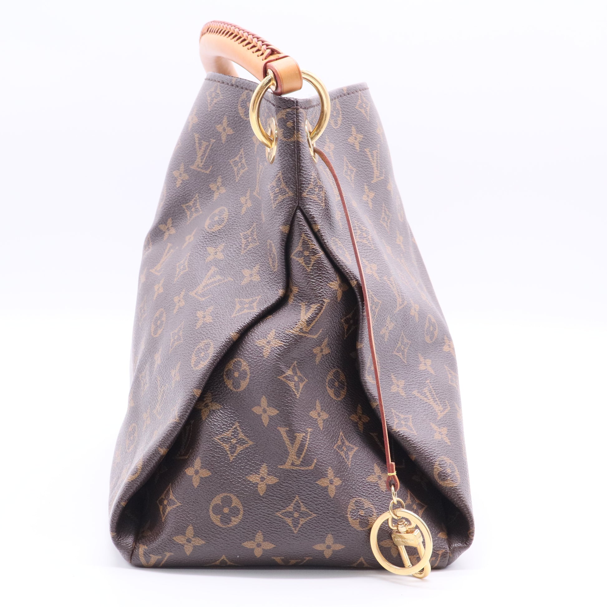 Artsy Handbag Monogram Canvas MM Twins