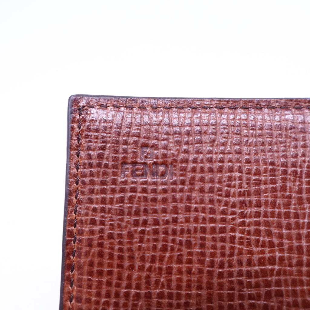 Fendi Zucca Continental Flap Wallet W21054