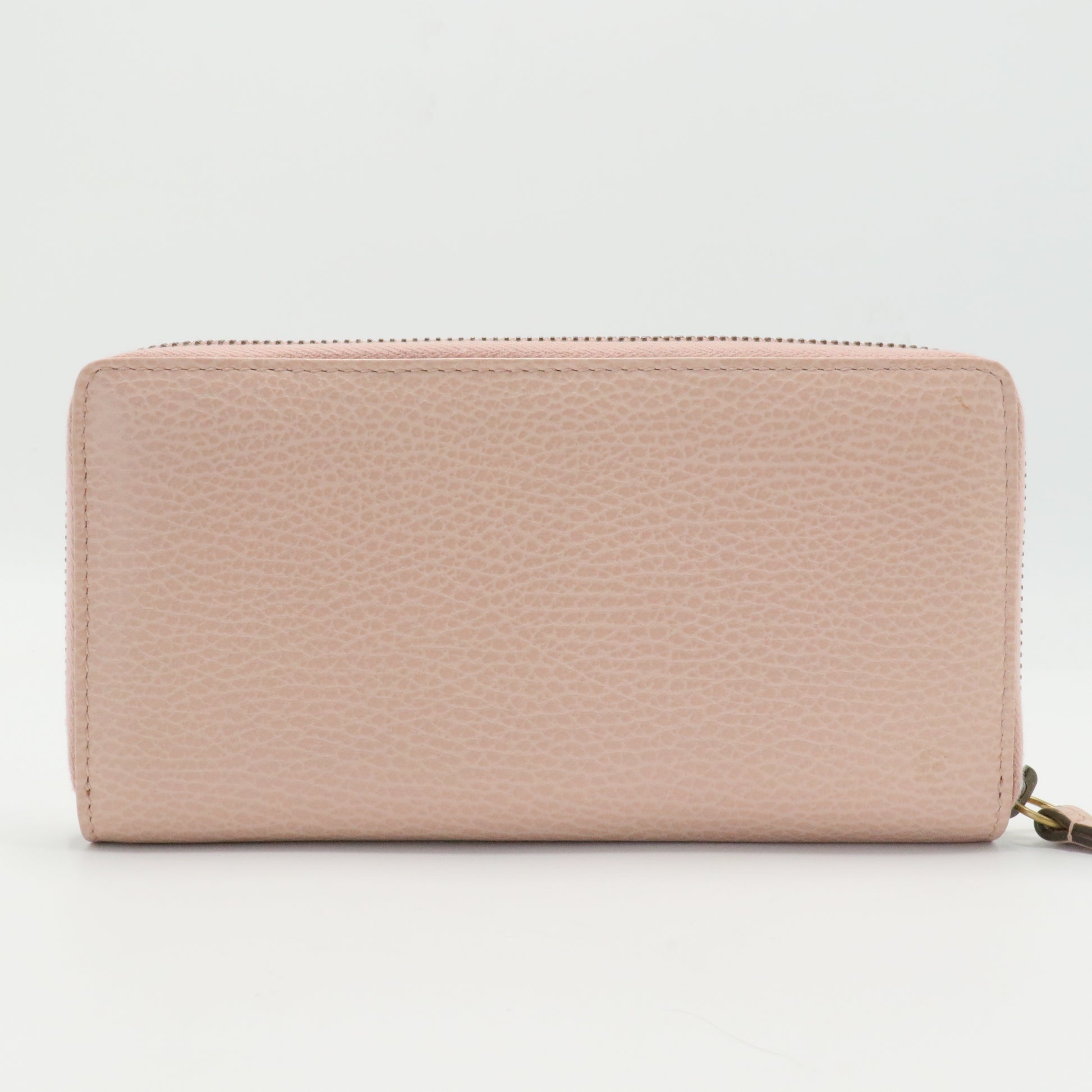 Calfskin Butterfly Farfalla Zip Around Wallet Perfect Pink