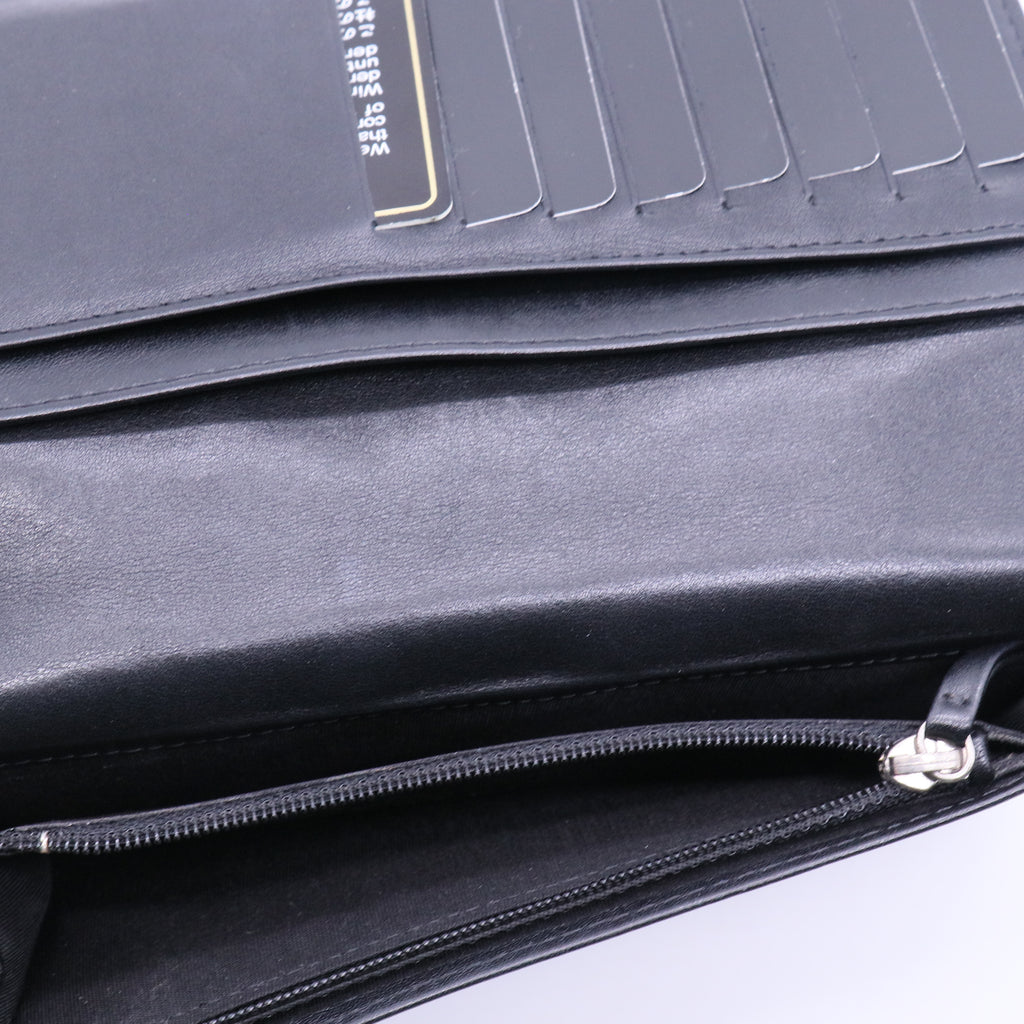 Chanel Patent Brilliant Yen Wallet Black W20918
